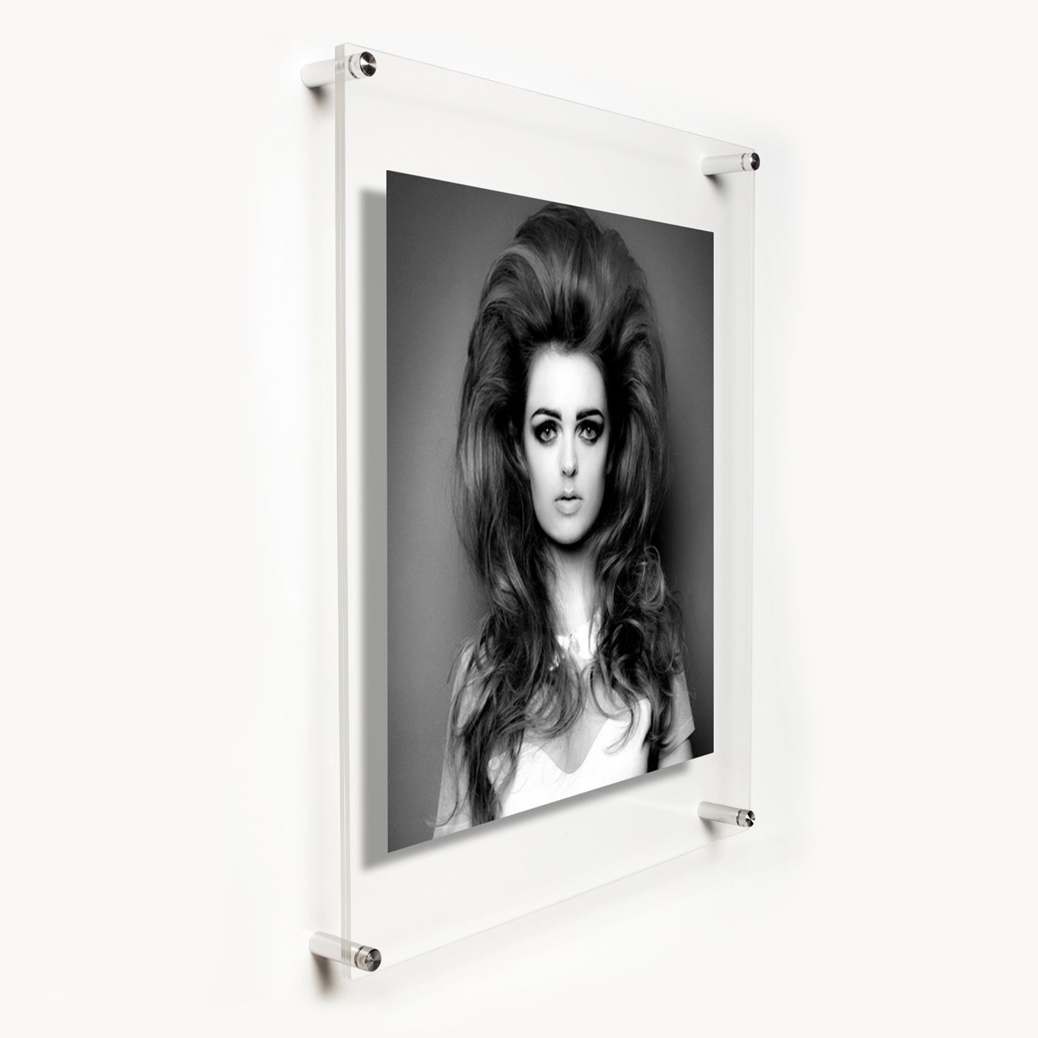 Buy Frame BGA Classic Acrylic Glass Walnut 30x30 cm here 