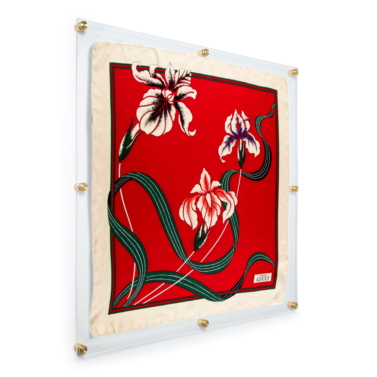 Acrylic Scarf Frame | How to Mount and Use the Floating Acrylic Scarf ...