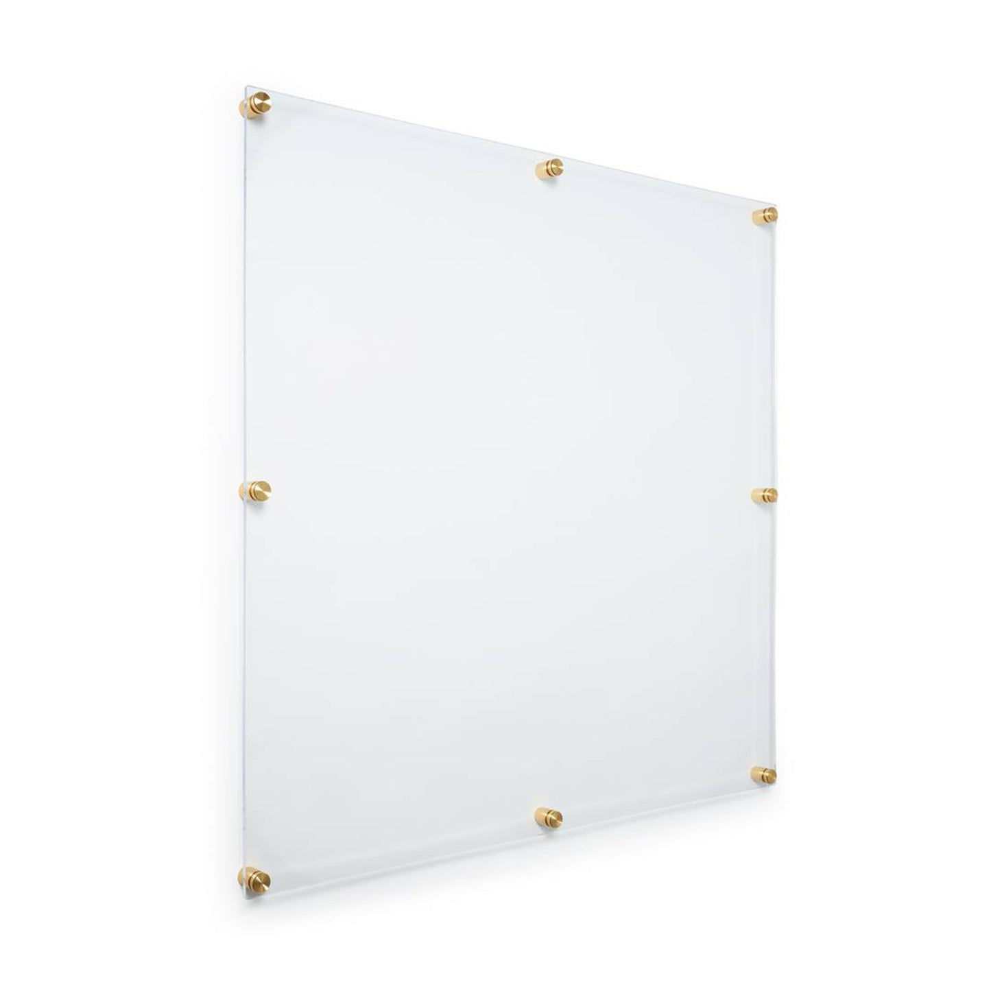 36x36" Floating Clear Acrylic Scarf Frame (Frame Size 40x40")