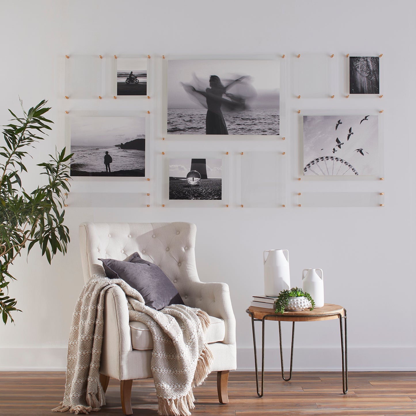 Mondrian 85" Double Panel Wallscape | UV Grade