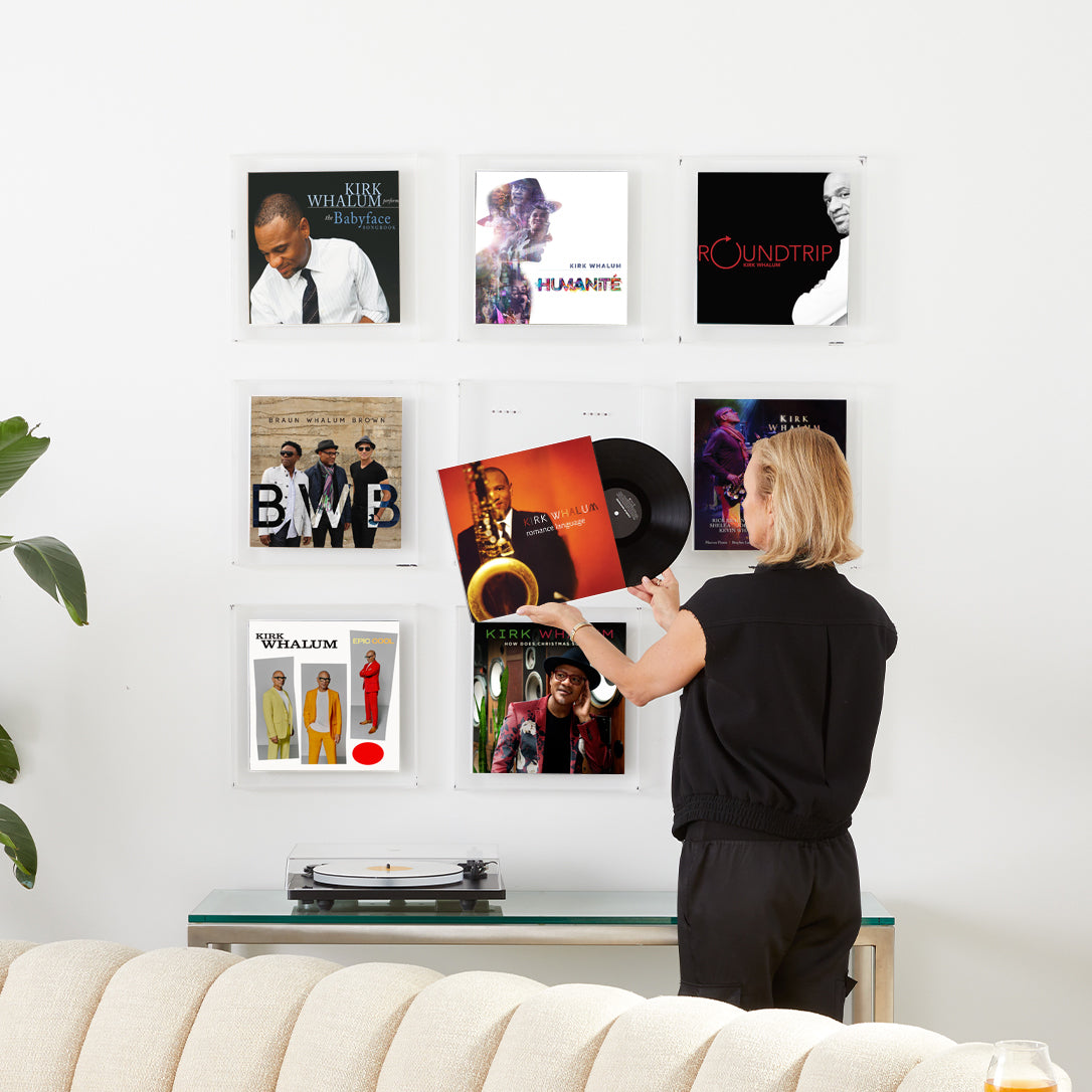 Display & Play Record Album Magnetic Float Frame - Kirk Whalum | Vinyl Float Frame
