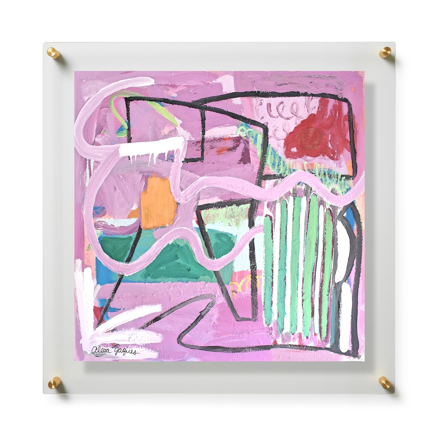 Fine Art Print / 28 x 28 / Gold