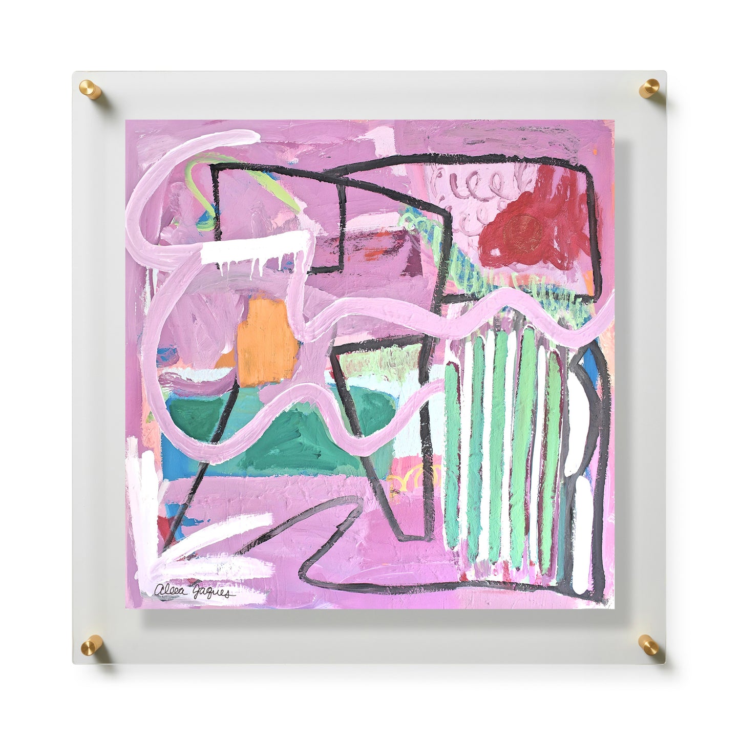 Fine Art Print / 28 x 28 / Gold