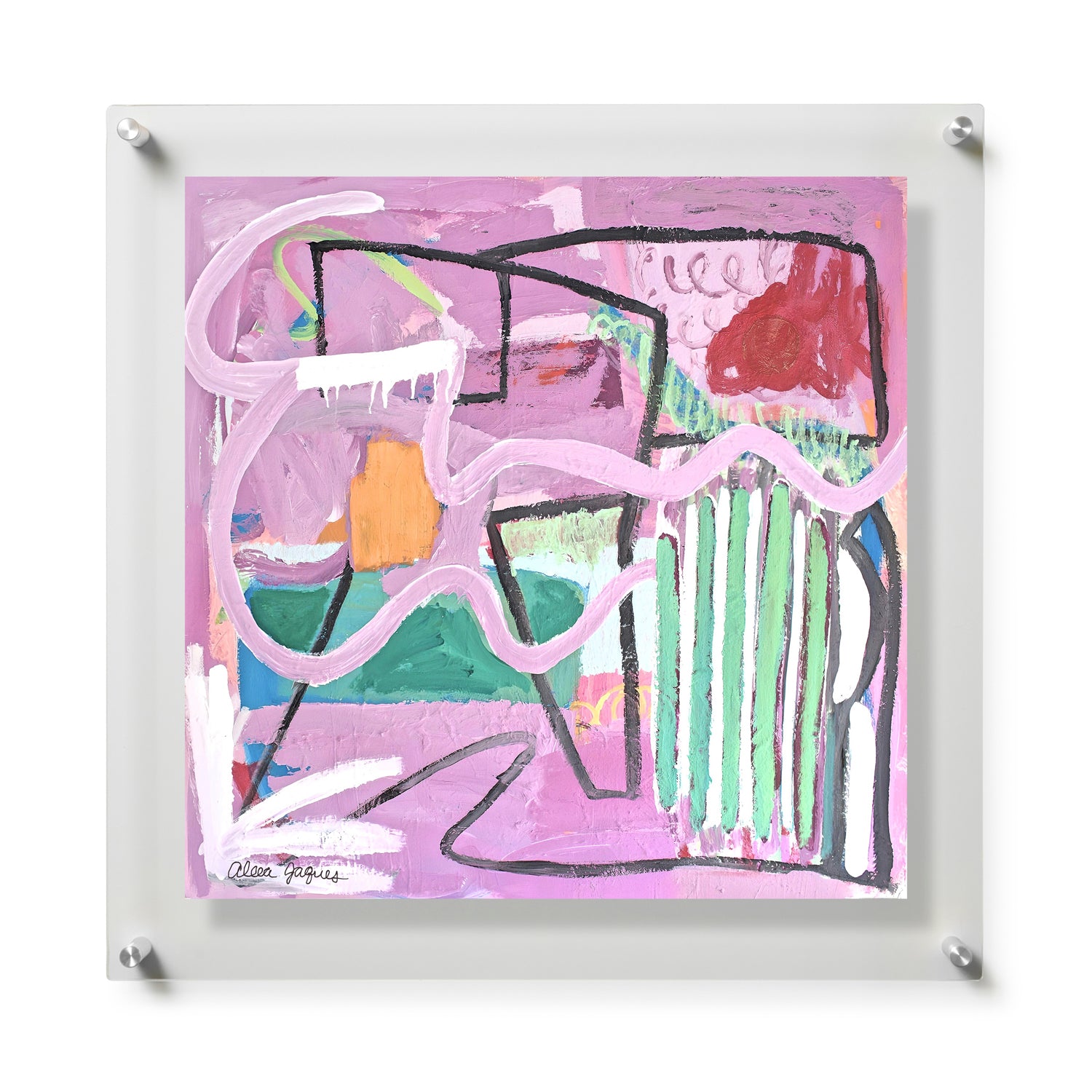 Fine Art Print / 28 x 28 / Silver