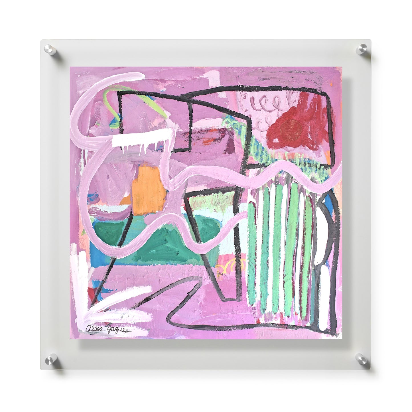 Fine Art Print / 28 x 28 / Silver
