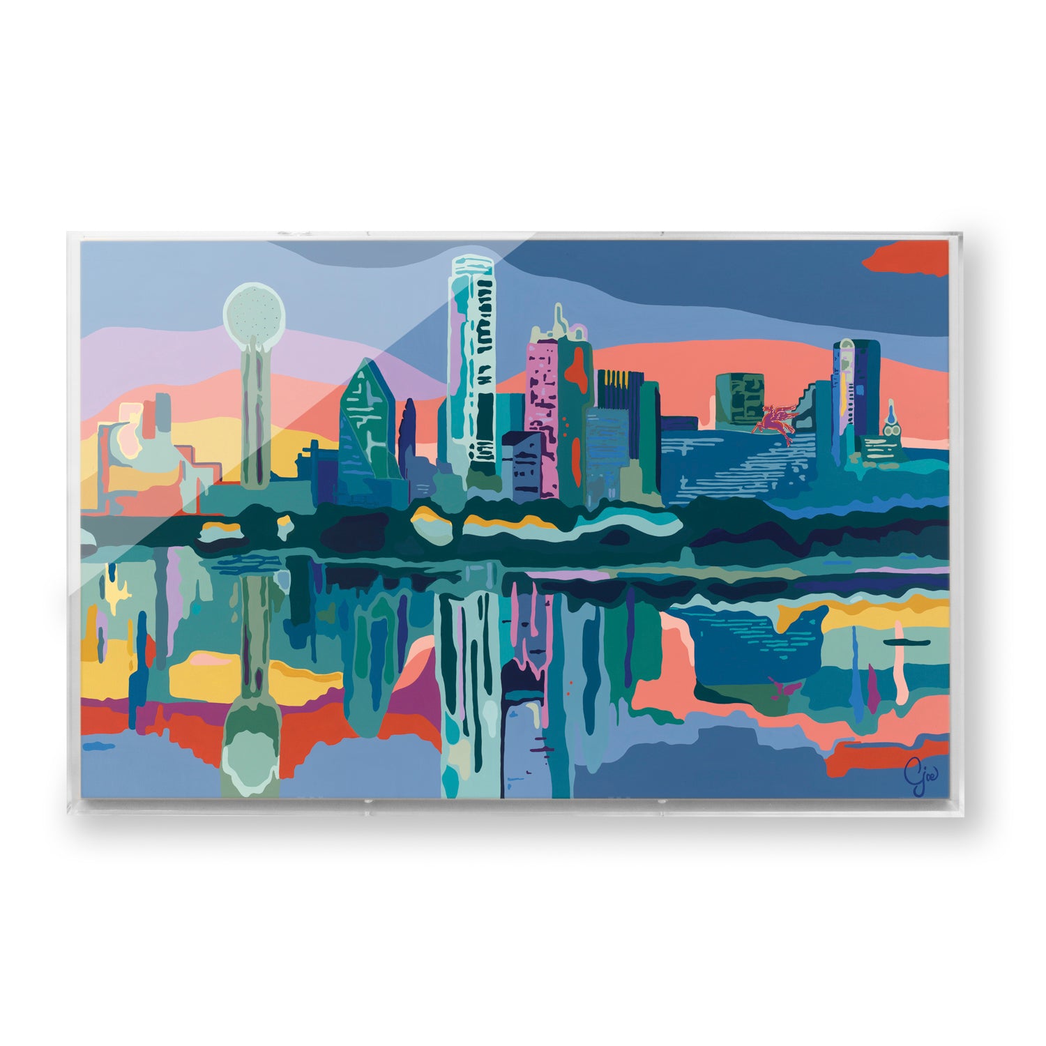 Dallas Skyline by Carolyn Joe