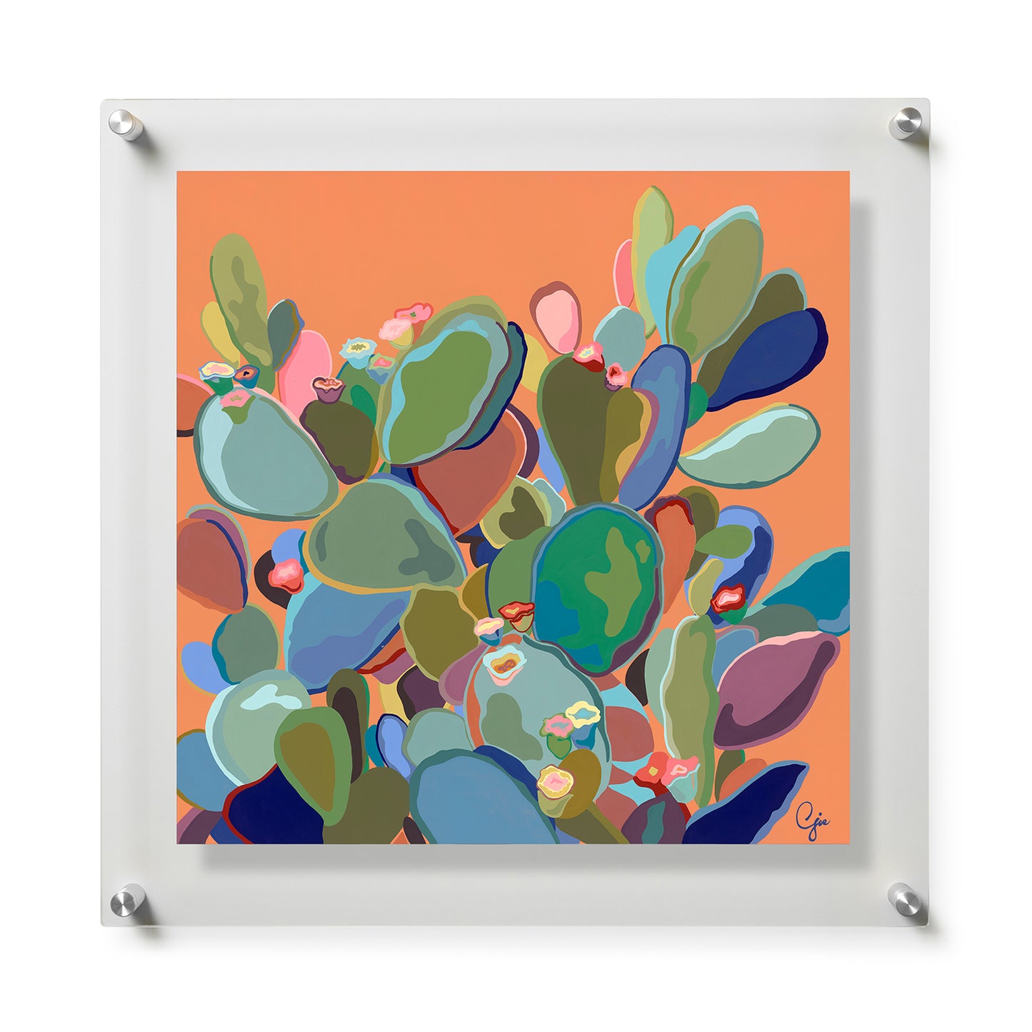 Fine Art Print / 28 x 28 / Silver