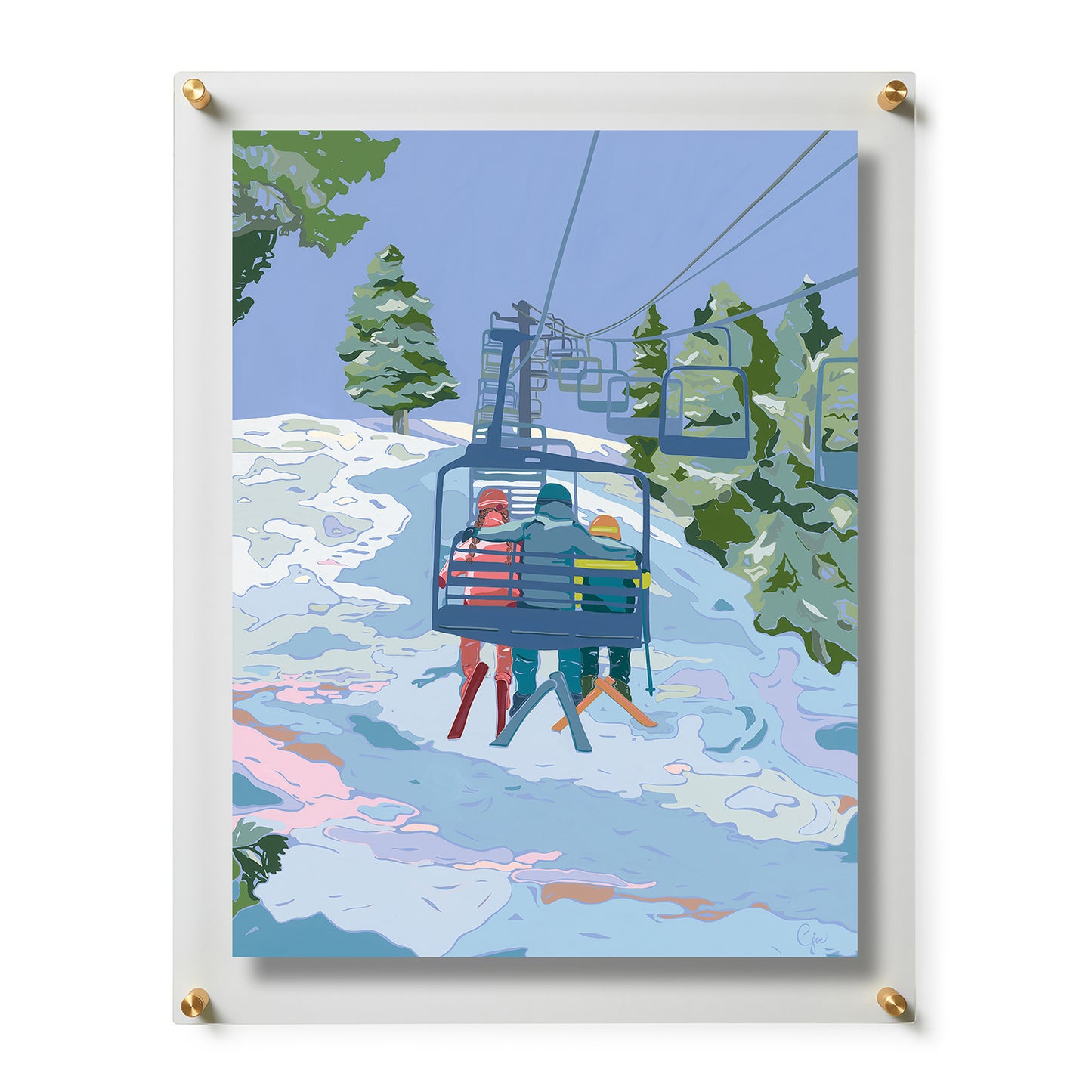 Fine Art Print / 18 x 24 / Gold