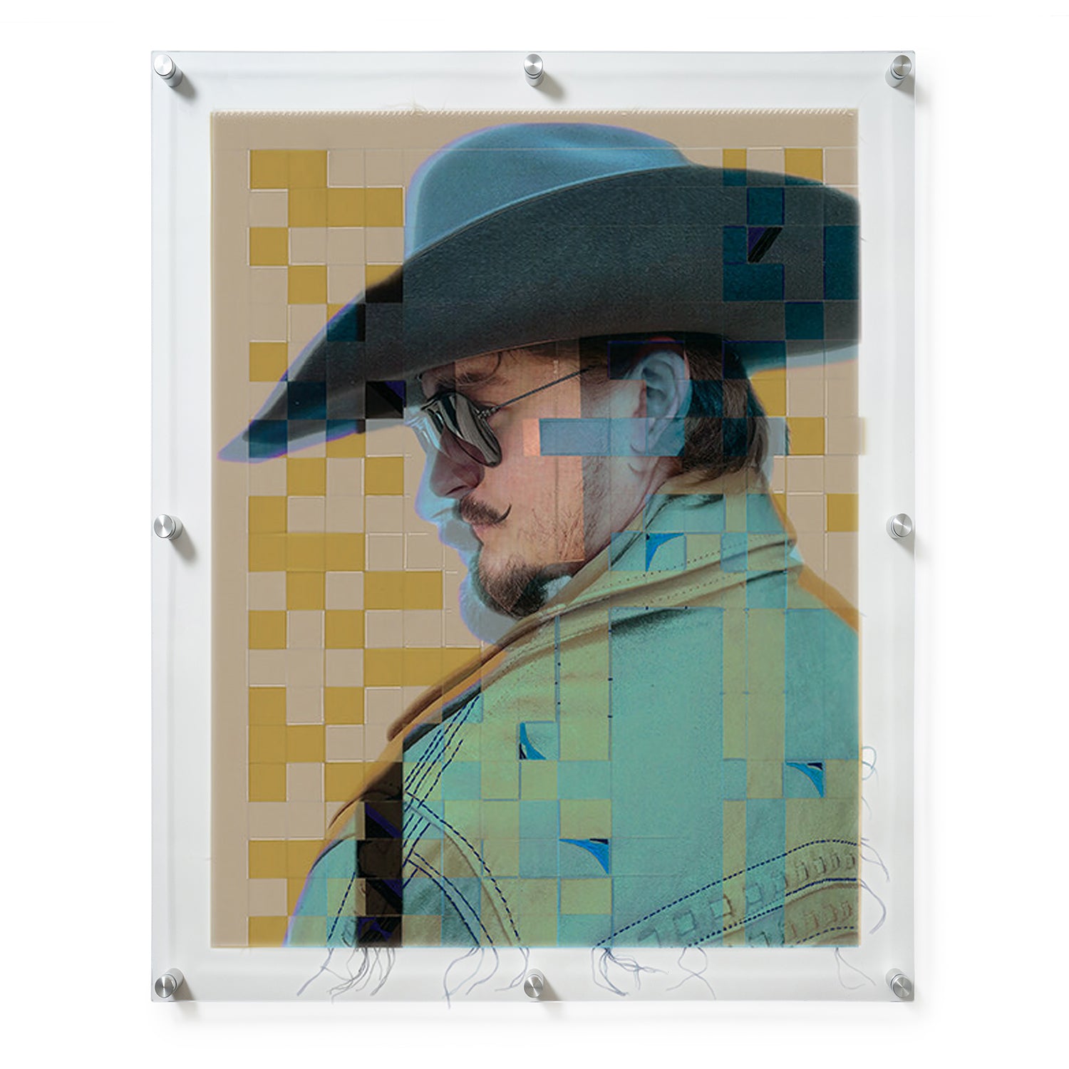 Cubist Cowboy in Blue (Limited Edition) by Joey Brock