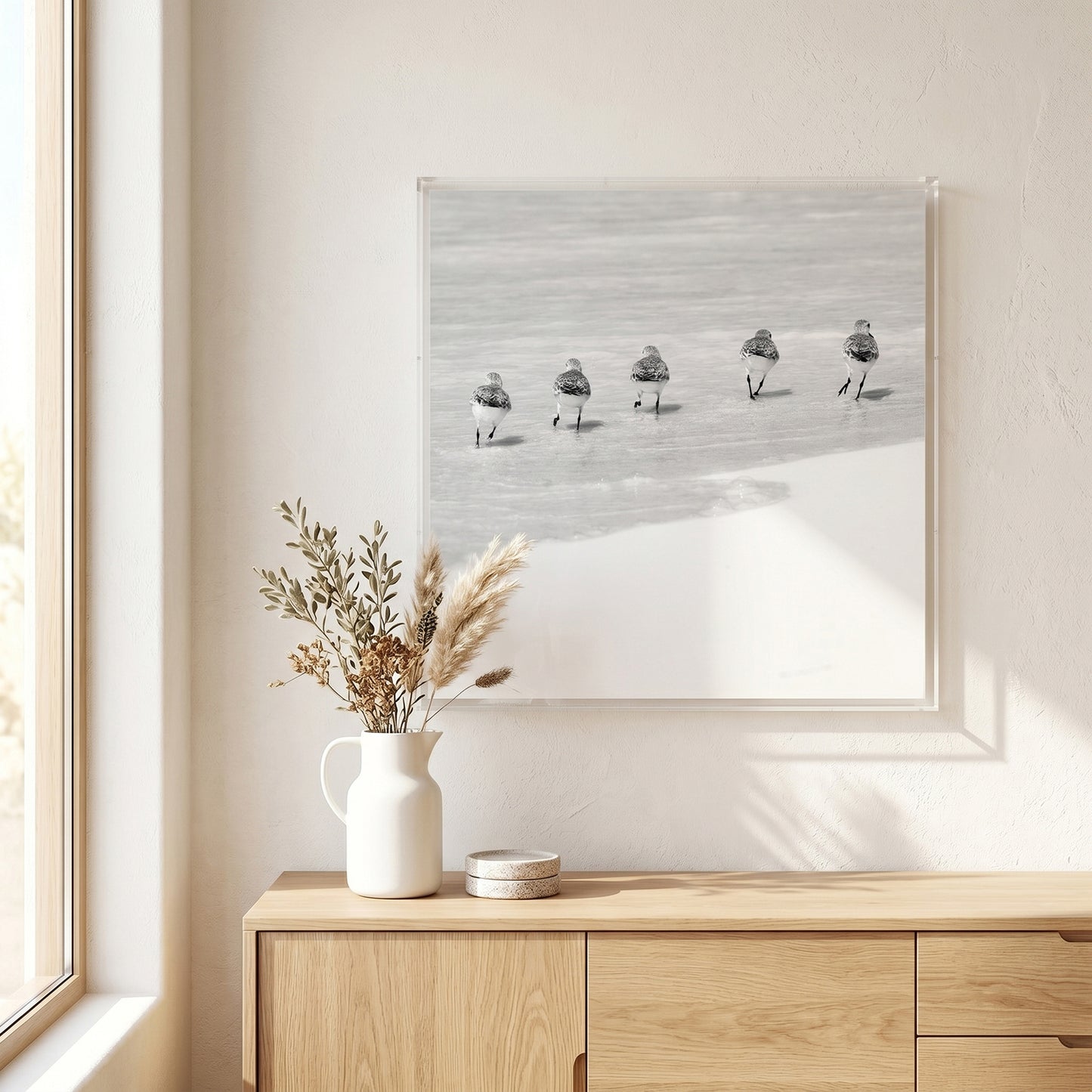 Happy Little Sanderlings 1 by Lisa Cirilli