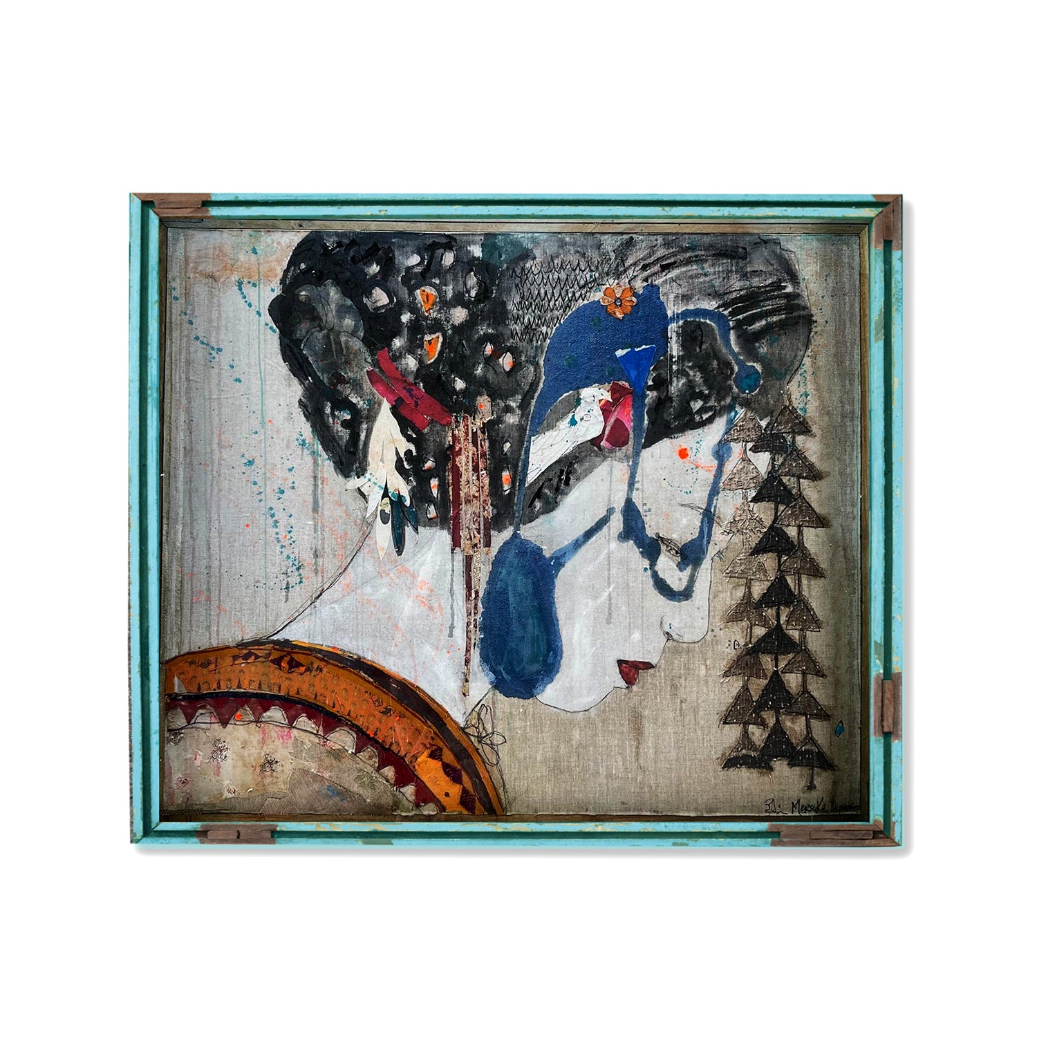 Geisha (Limited Edition in Wooden Frame) by Mersuka Dopazo