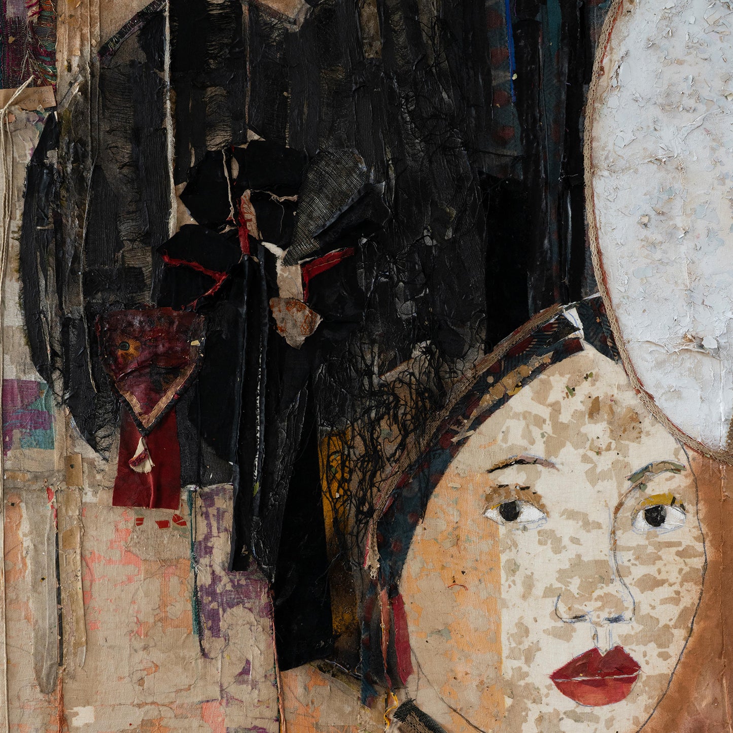 Princesses by Mersuka Dopazo (Art Basel Exclusive Limited Edition Hand Embellished Print)