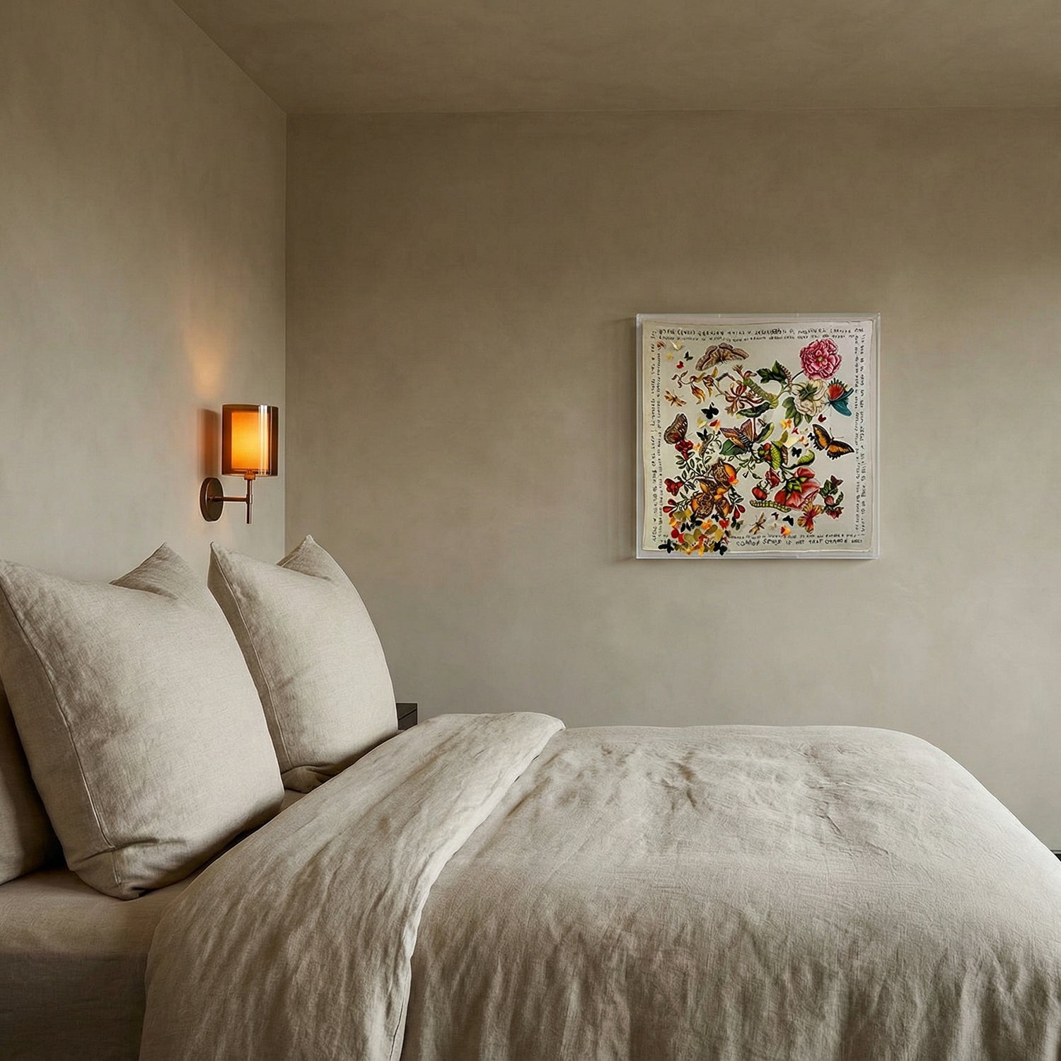 Framed Embellished Gucci Garden Coco Captain in a 36x36x2 Shadowbox