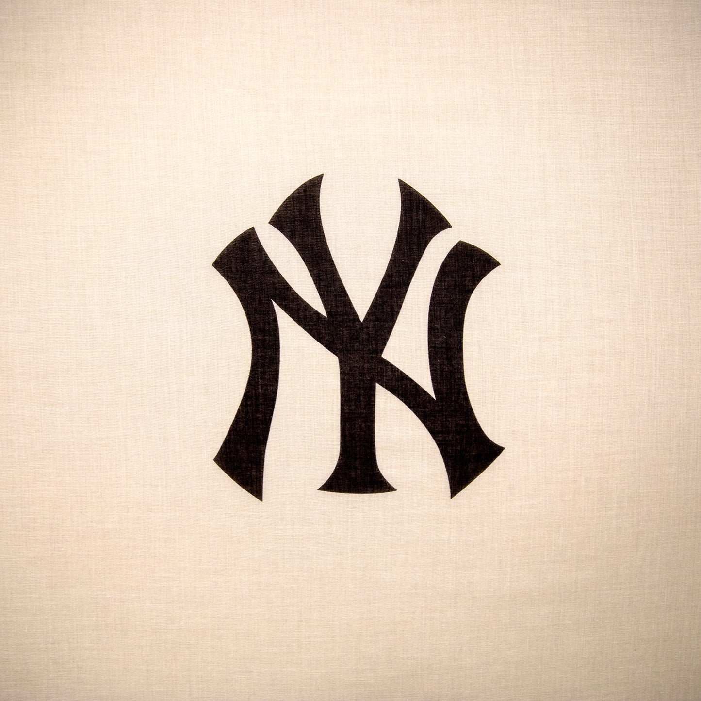 Framed Gucci New York Yankees Silk Scarf Framed in a 58x58x2" Shadowbox