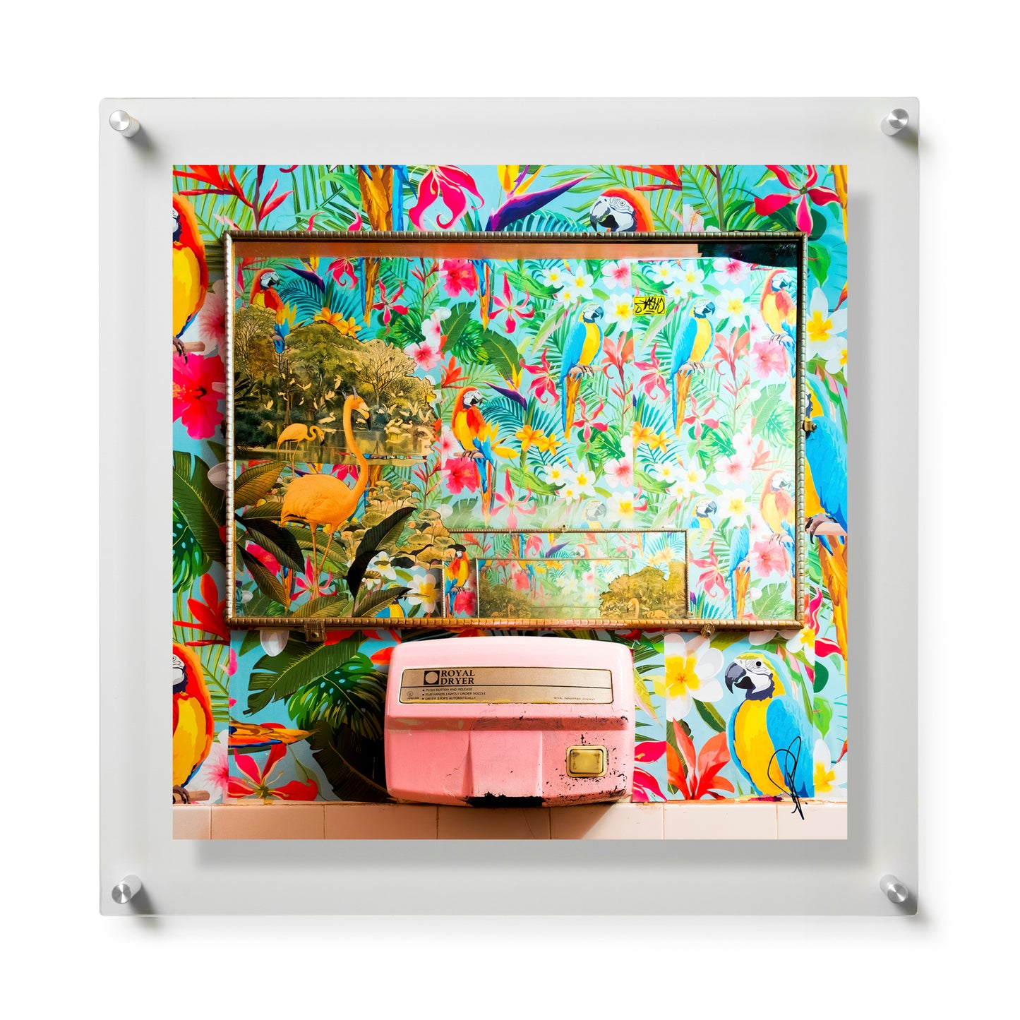 Fine Art Print / 28 x 28 / Silver