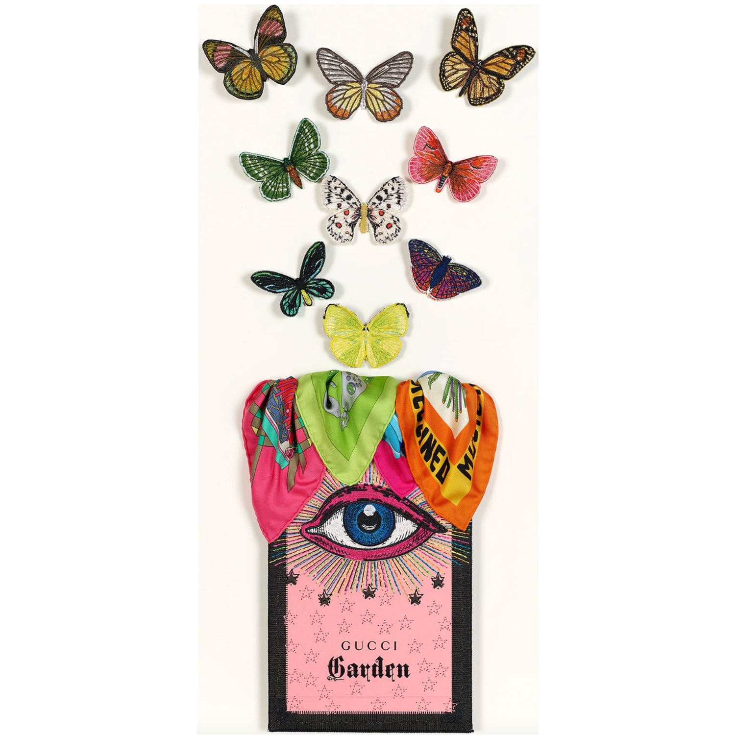 Gucci Flutter with Pink Eye (Double) by Stephen Wilson (26x12x2")