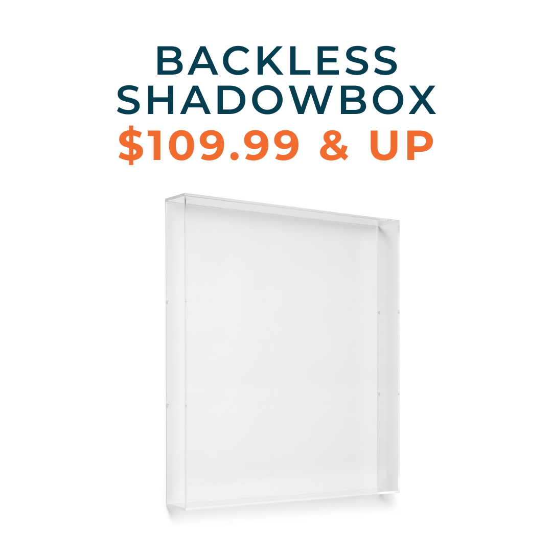 Sample Sale Backless Shadowboxes