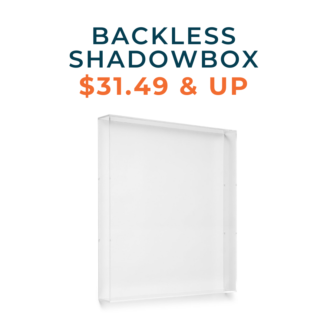 Sample Sale Backless Shadowboxes