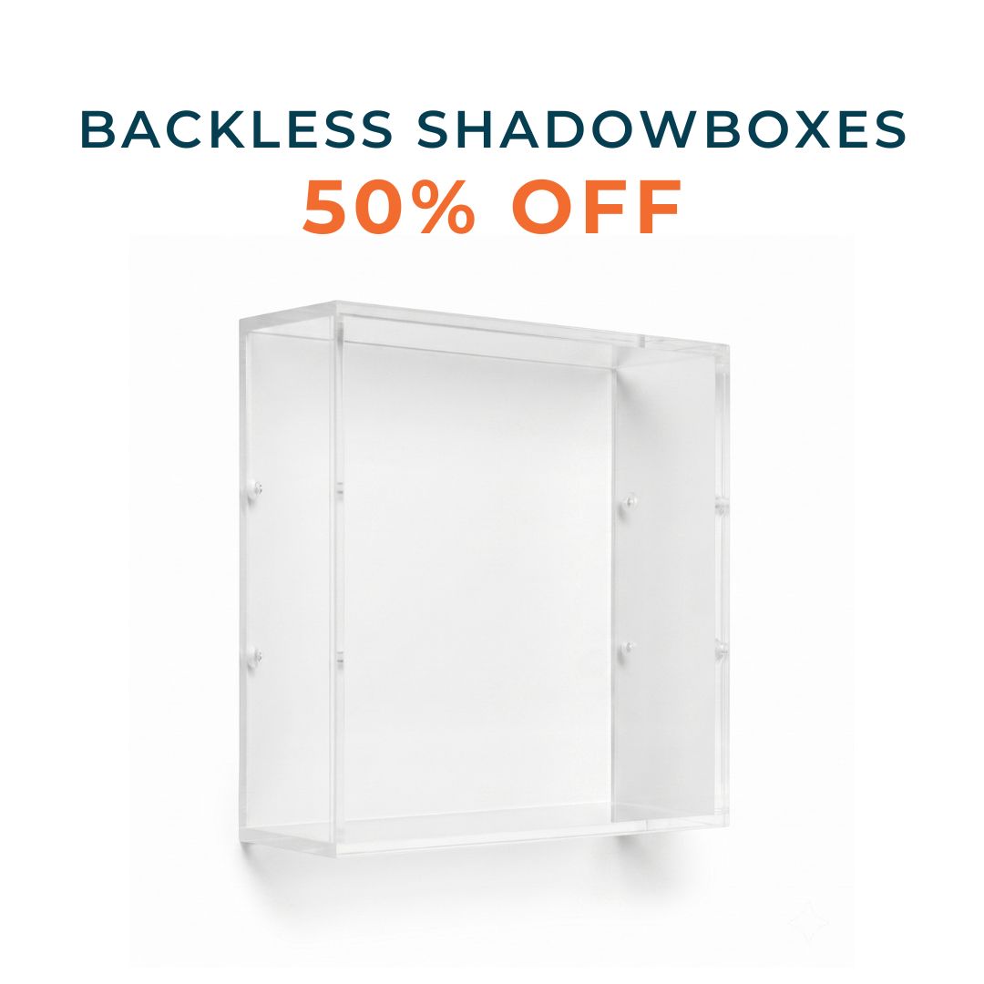 Sample Sale Backless Shadowboxes