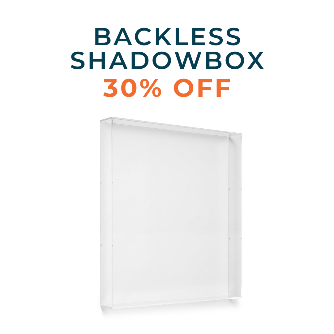 Sample Sale Backless Shadowboxes