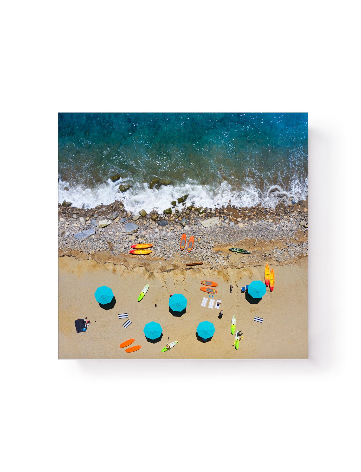 Beach Brellas by Bo Bridges Black Friday Sale Canvas Art