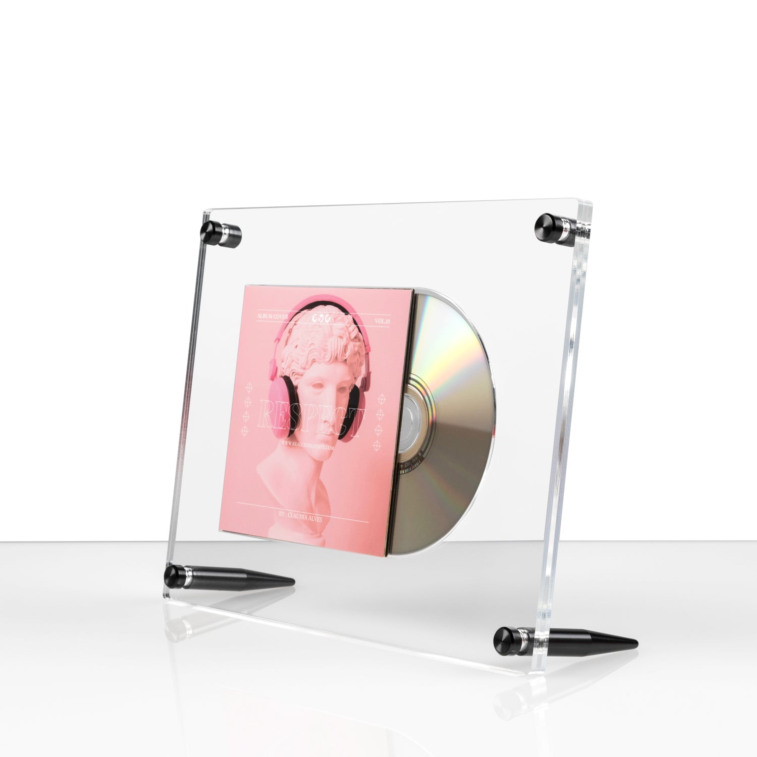 Case Pack of 4 - Tabletop CD Frames