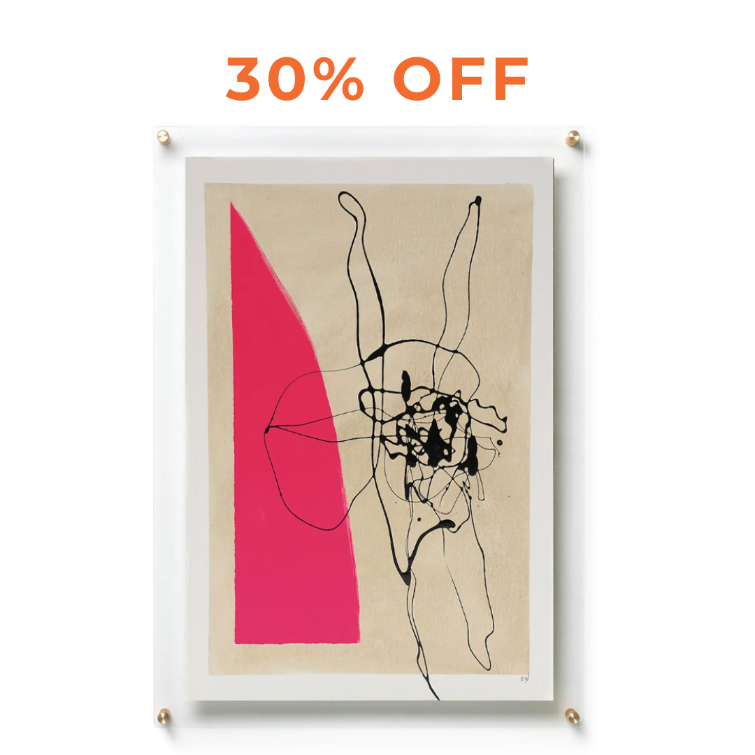 Sample Sale Framed Art in Double Panel Frames