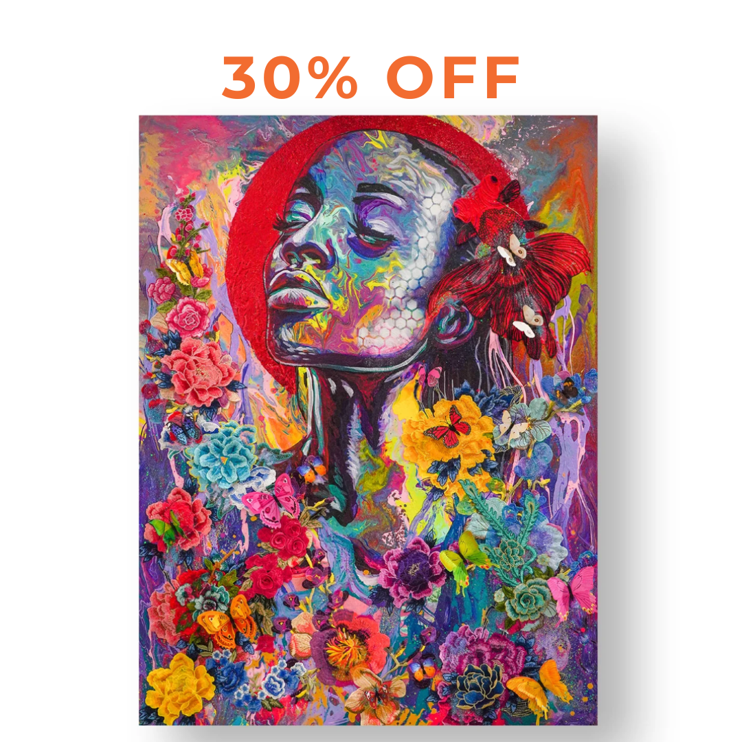 Sample Sale Framed Art in a Shadowbox
