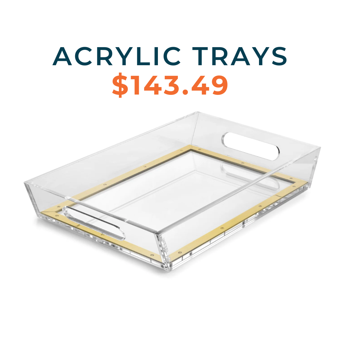 Sample Sale Acrylic Trays