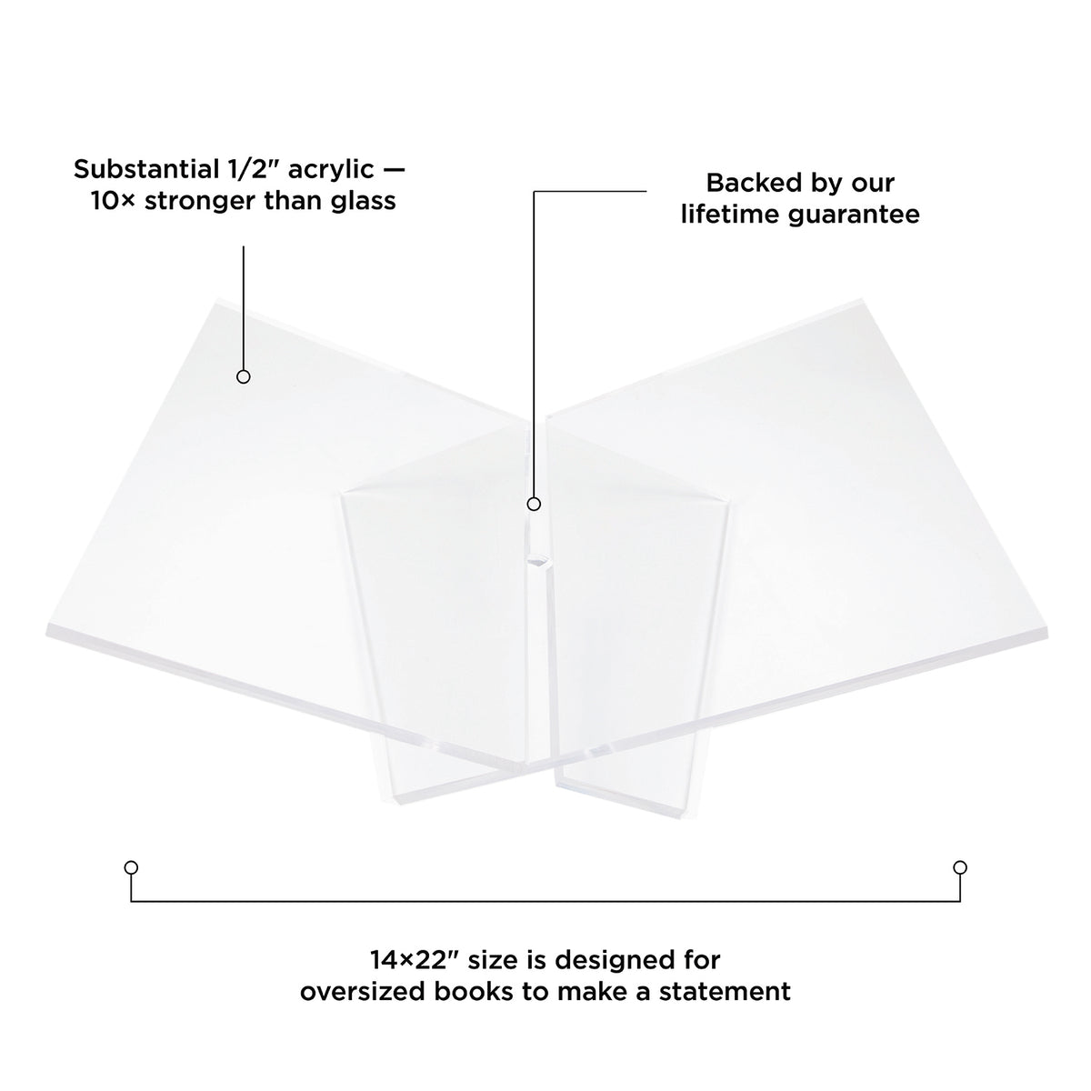 Modern Acrylic Book Stands | Decorative Acrylic Book Stand – Wexel Art