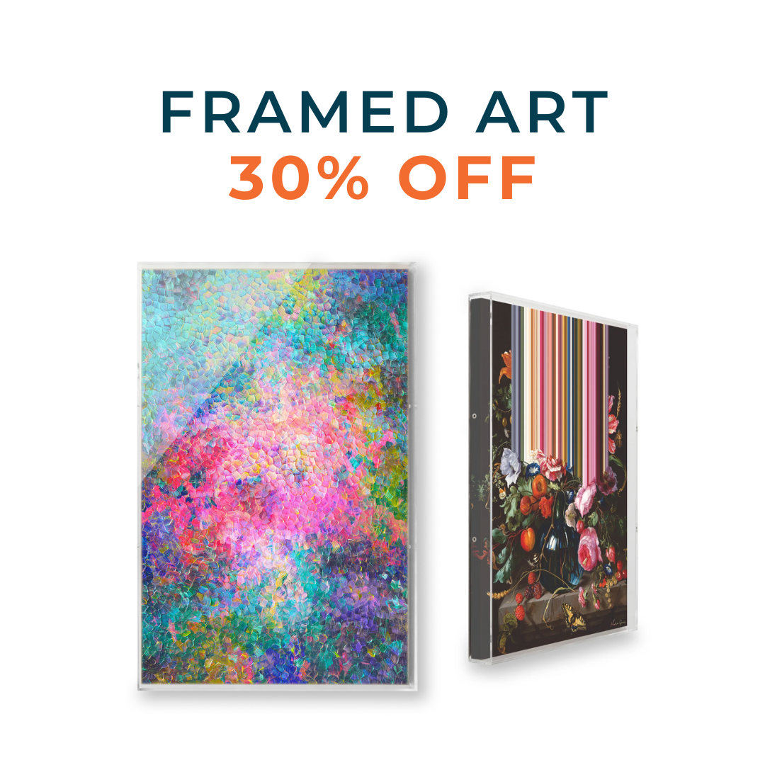 Sample Sale Framed Art in a Shadowbox