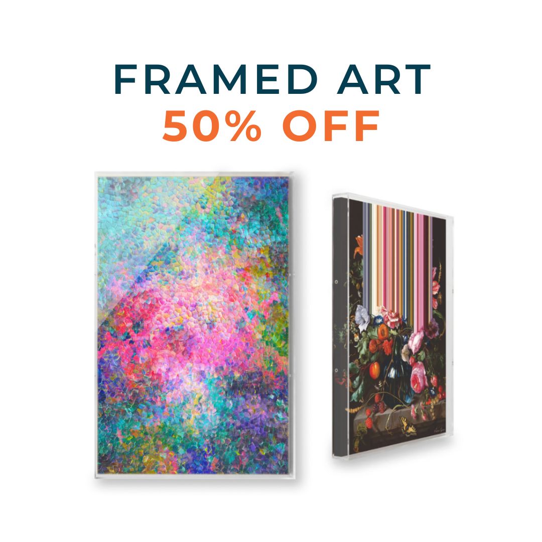 Sample Sale Framed Art in a Shadowbox
