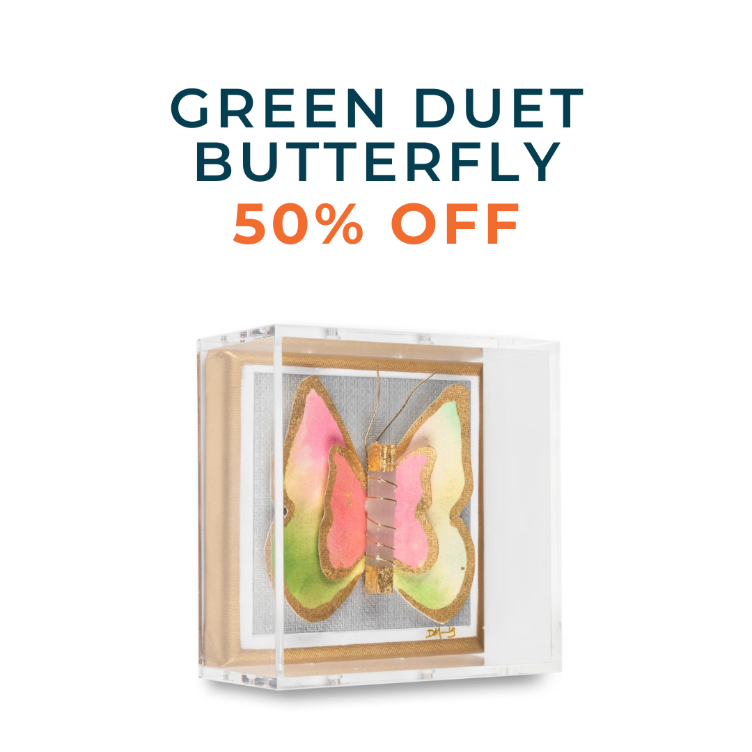 Green Duet Butterfly by Dana Manly