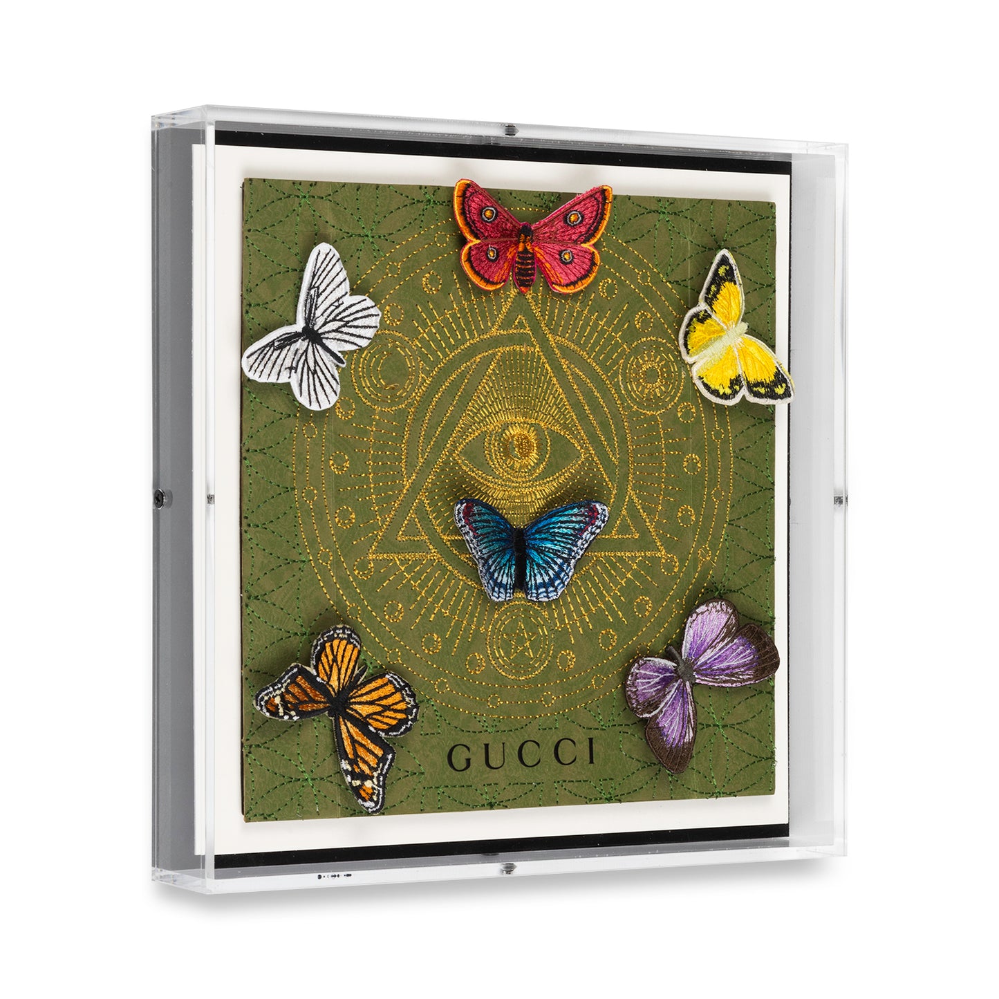 Gucci Eye of Providence by Stephen Wilson 12x12x2"