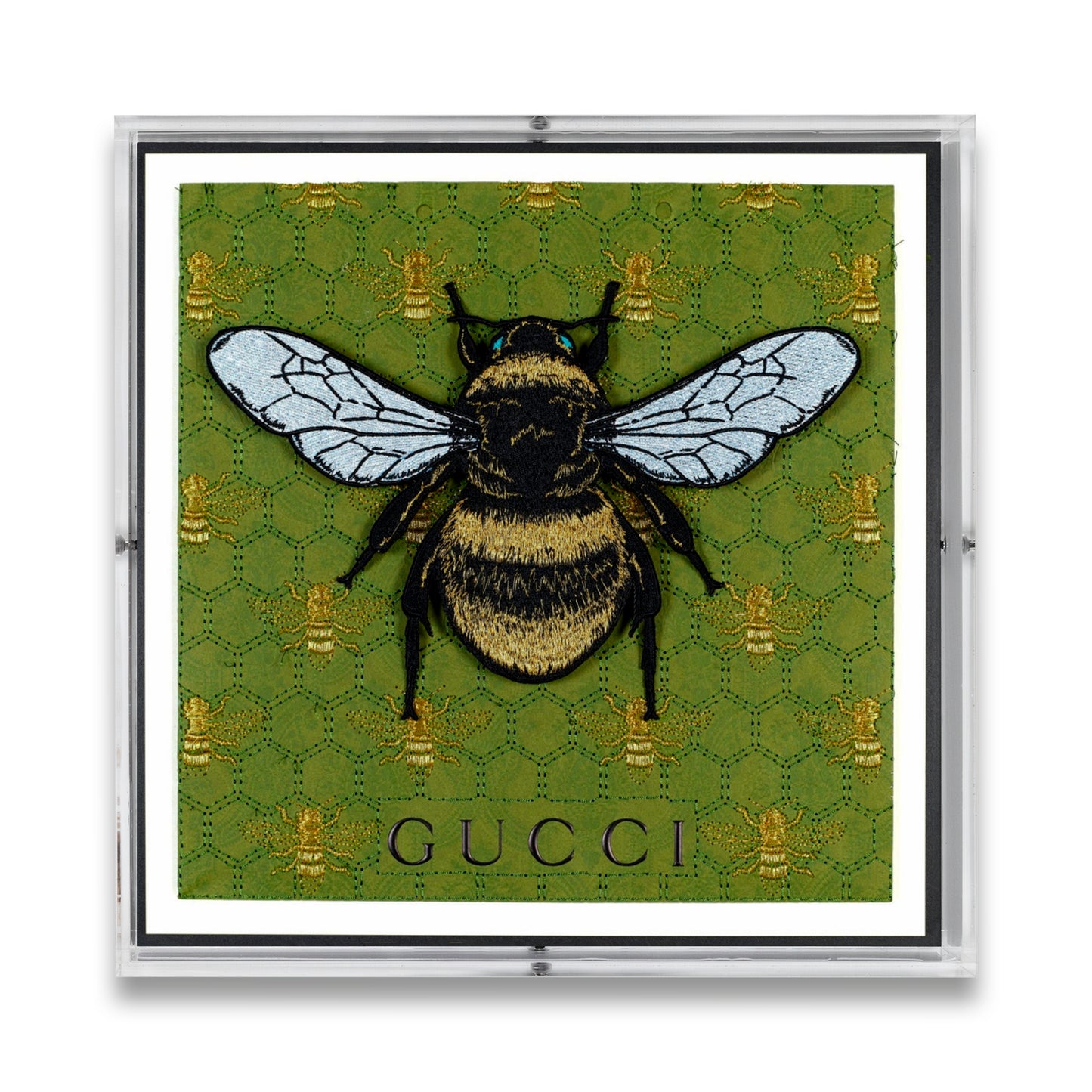 Gucci Green Honey by Stephen Wilson (12x12x2")