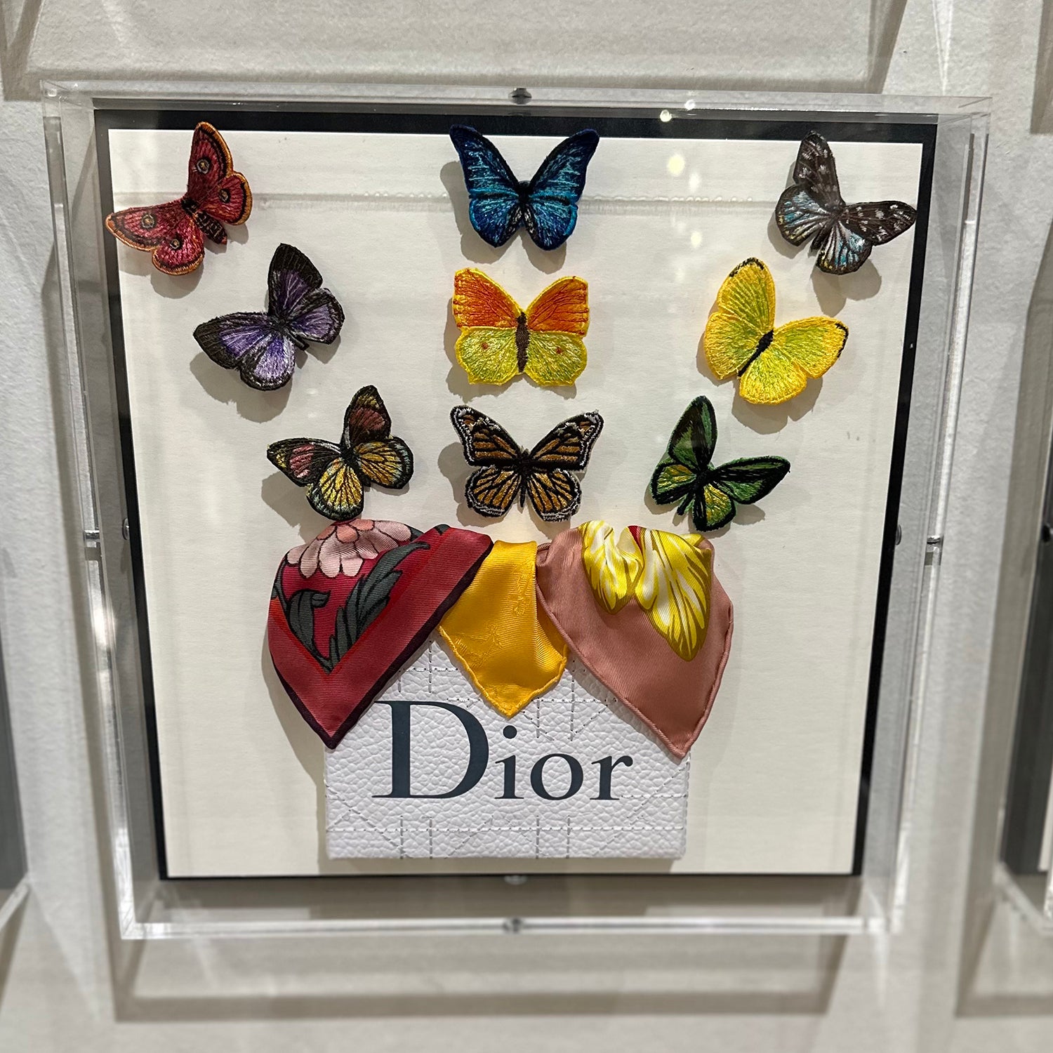 Dior Butterfly SURPRISE by Stephen Wilson (12x12x2