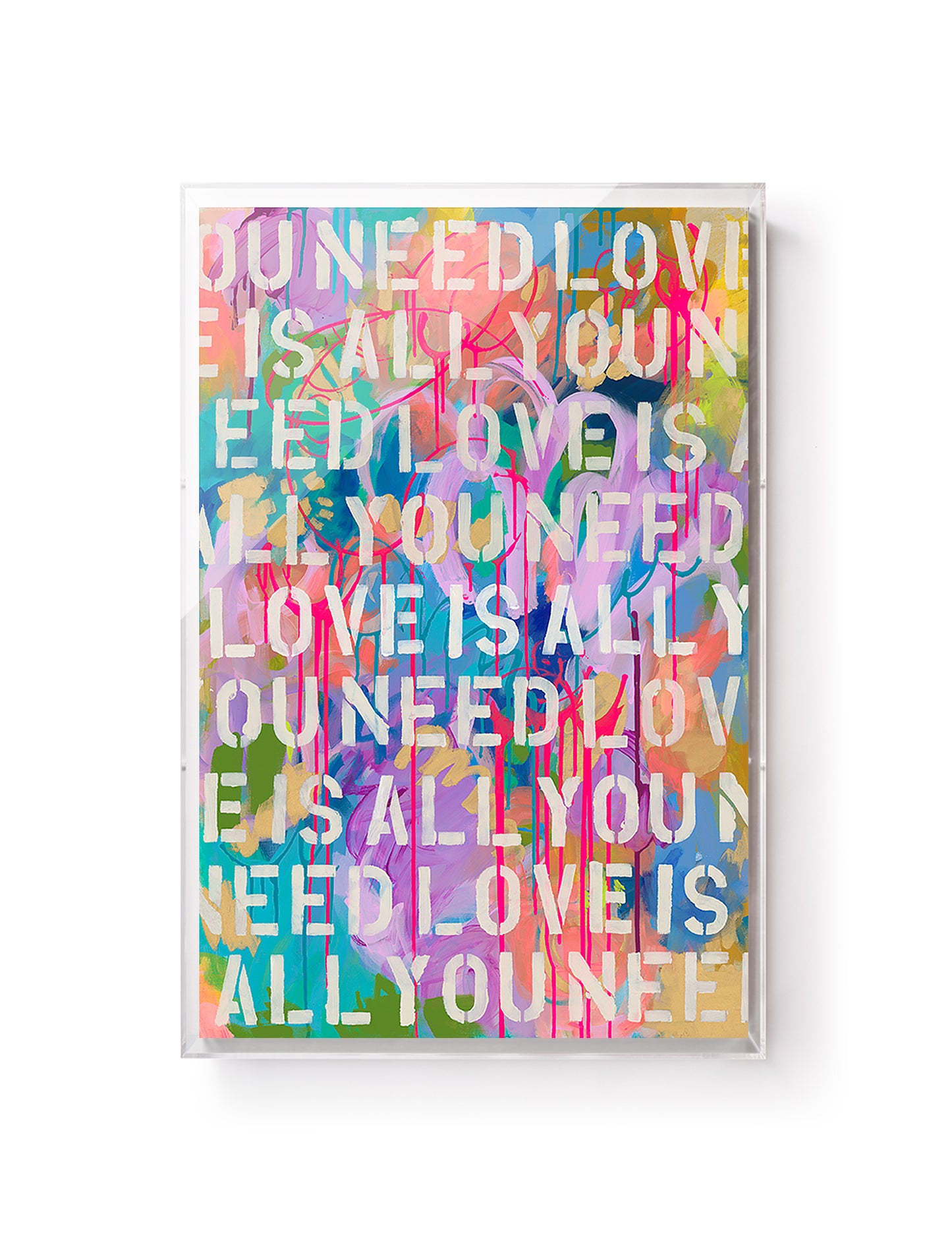 Love is All You Need by Jenny Grumbles Black Friday Sale Shadowbox Art