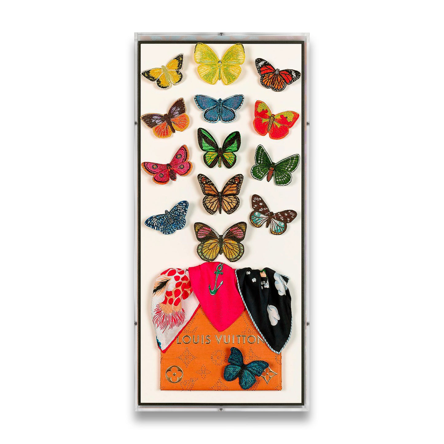 Louis Vuitton Butterfly Surprise by Stephen Wilson (12x26x2")