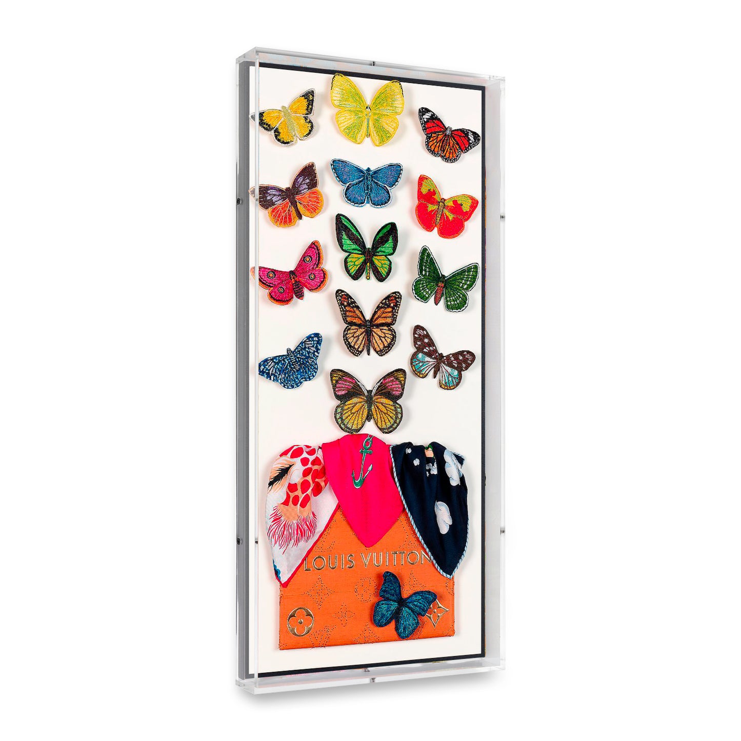 Louis Vuitton Butterfly Surprise by Stephen Wilson (12x26x2")