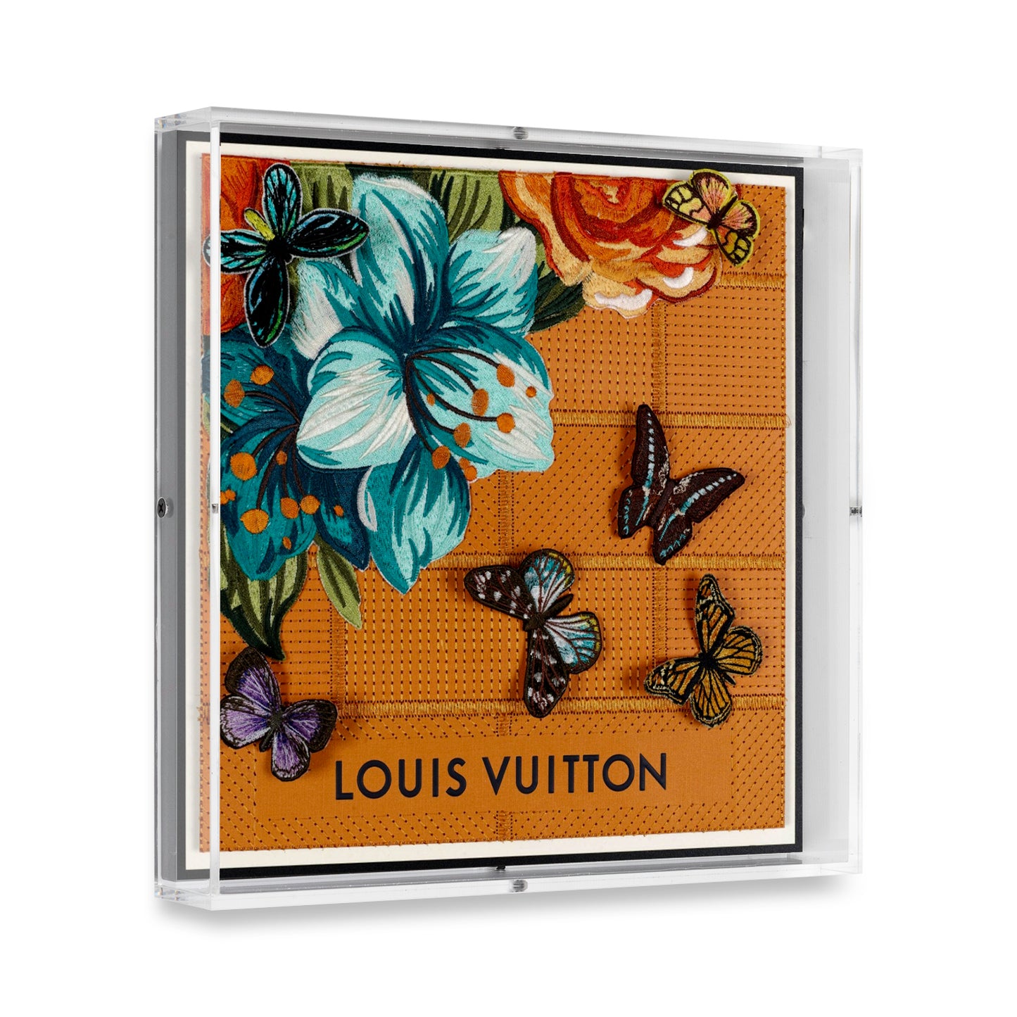 Louis Vuitton Floral Corner by Stephen Wilson (12x12x2")