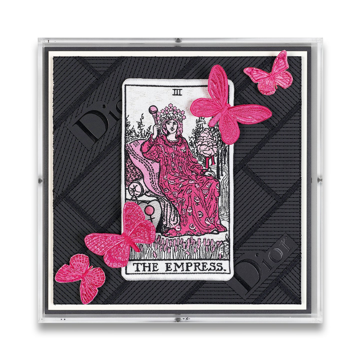 Dior The Empress Tarot Card by Stephen Wilson (12x12x2")
