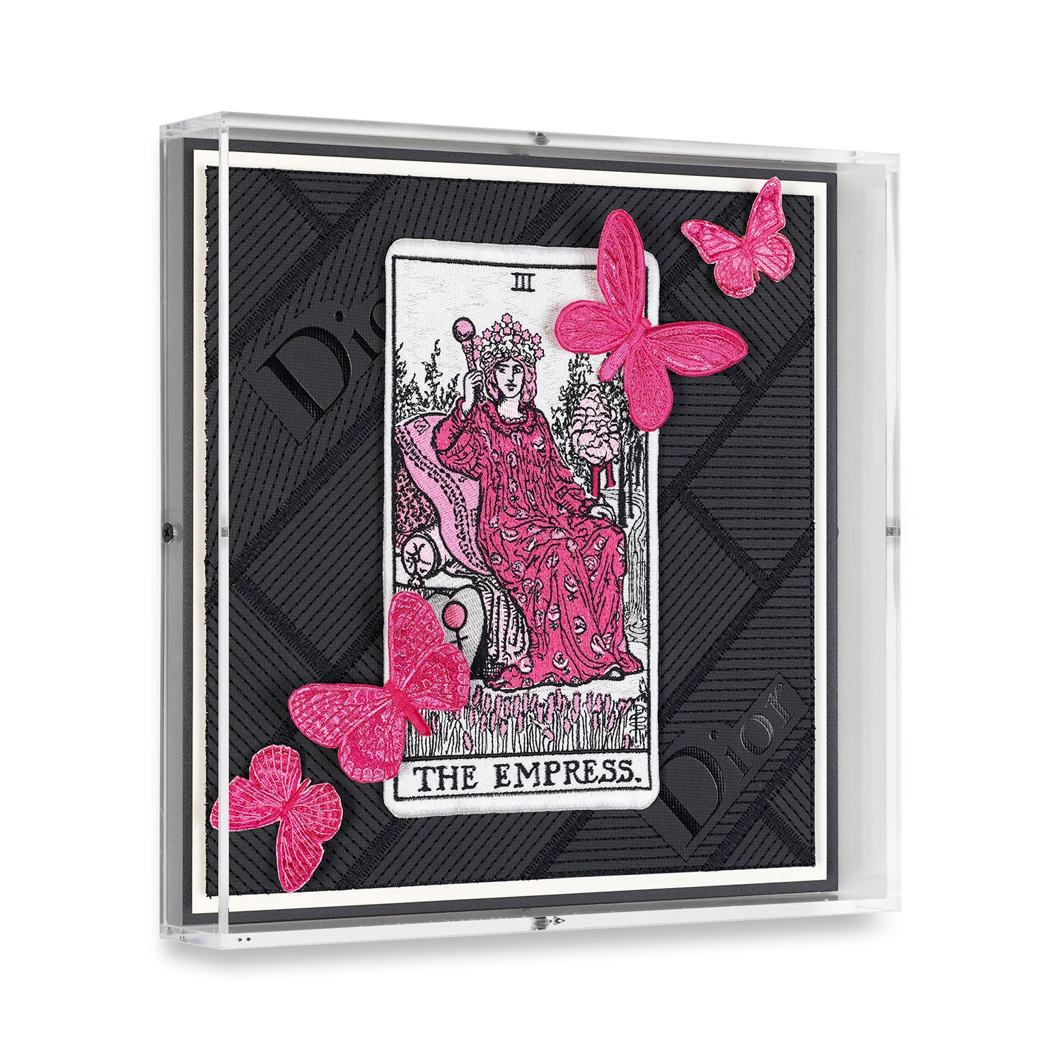 Dior The Empress Tarot Card by Stephen Wilson (12x12x2")