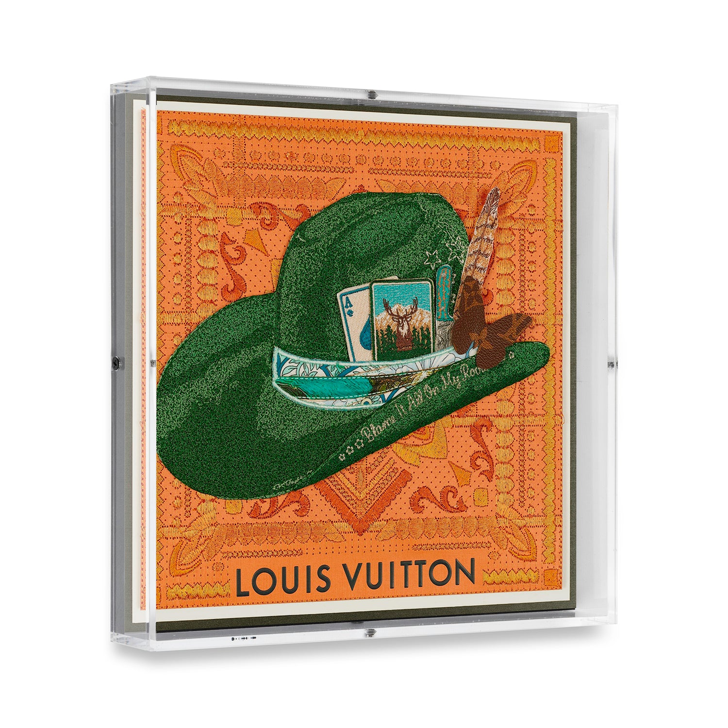 Louis Vuitton Aspen Evergreen/Blue by Stephen Wilson (12x12x2