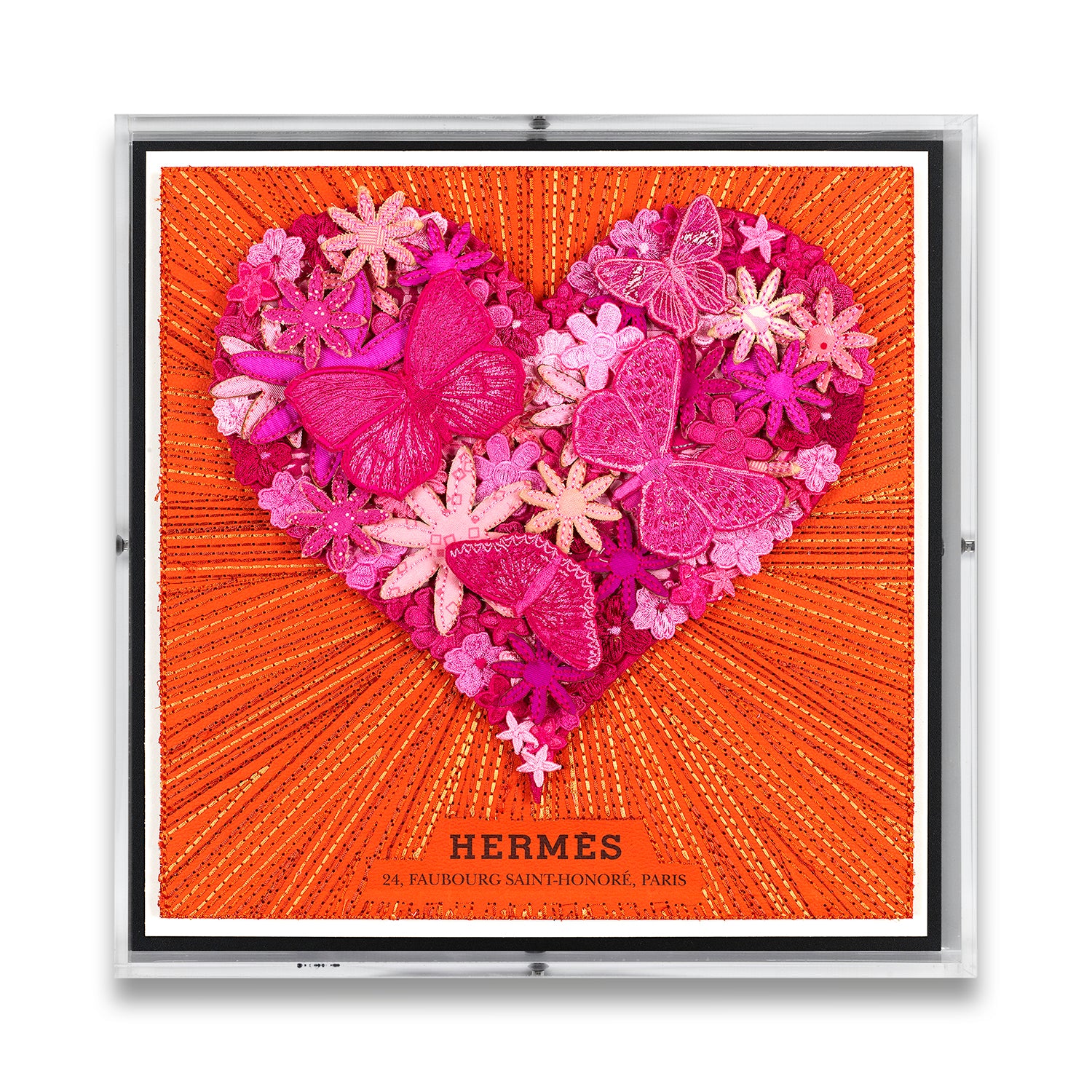 Hermès Gypsy Heart by Stephen Wilson (12x12x2
