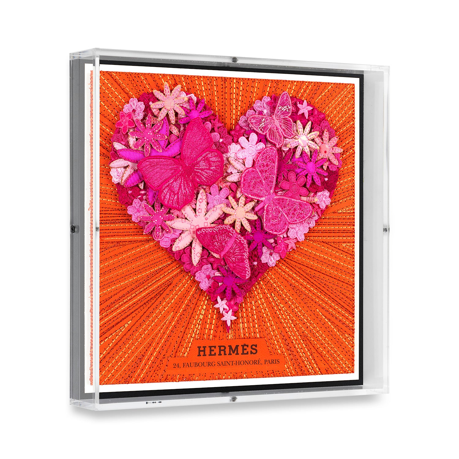 Hermès Gypsy Heart by Stephen Wilson (12x12x2