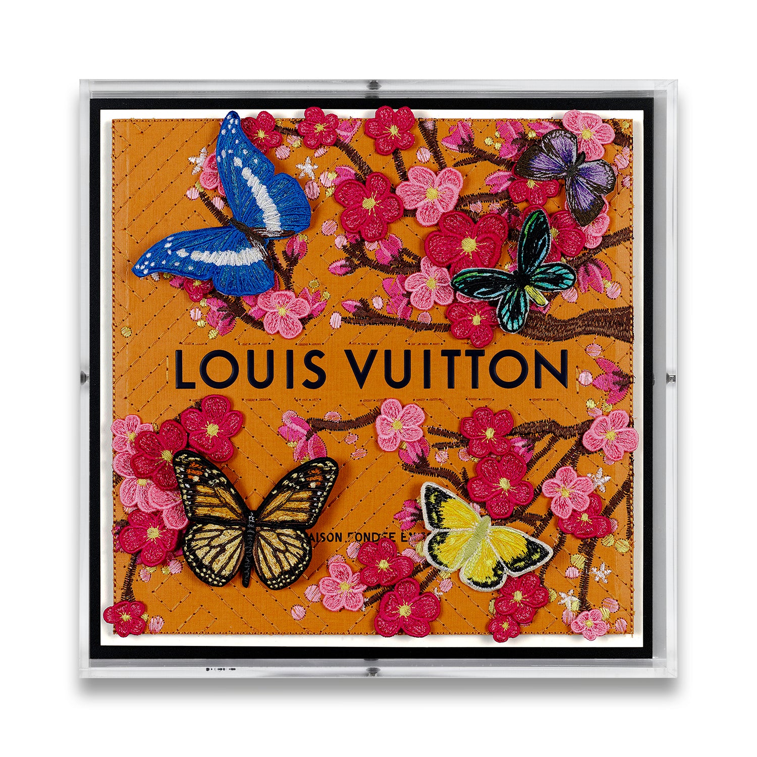 Louis Vuitton Cherry Blossom by Stephen Wilson (12x12x2
