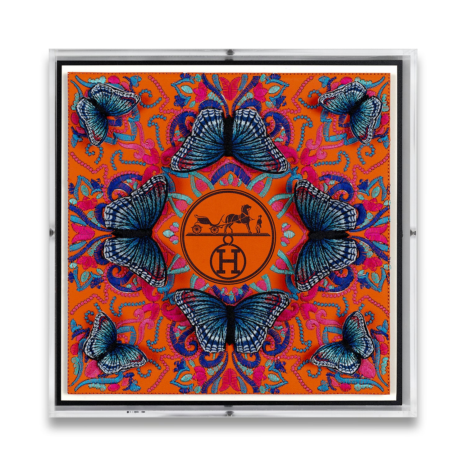 Hermès Symmetry by Stephen Wilson (12x12x2
