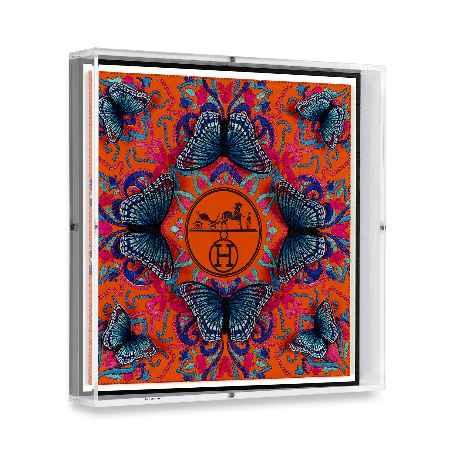 Hermès Symmetry by Stephen Wilson (12x12x2