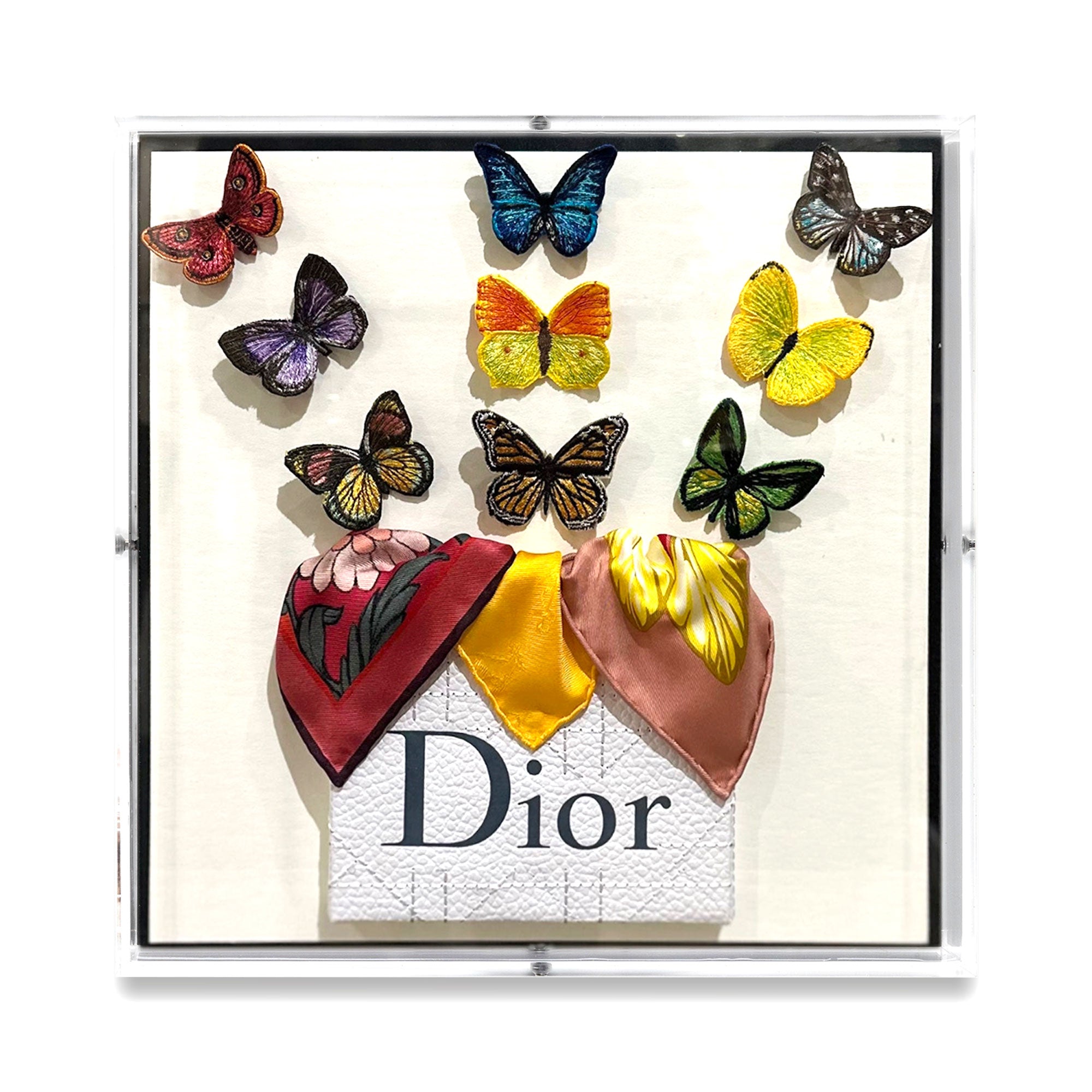 Dior Butterfly SURPRISE by Stephen Wilson (12x12x2