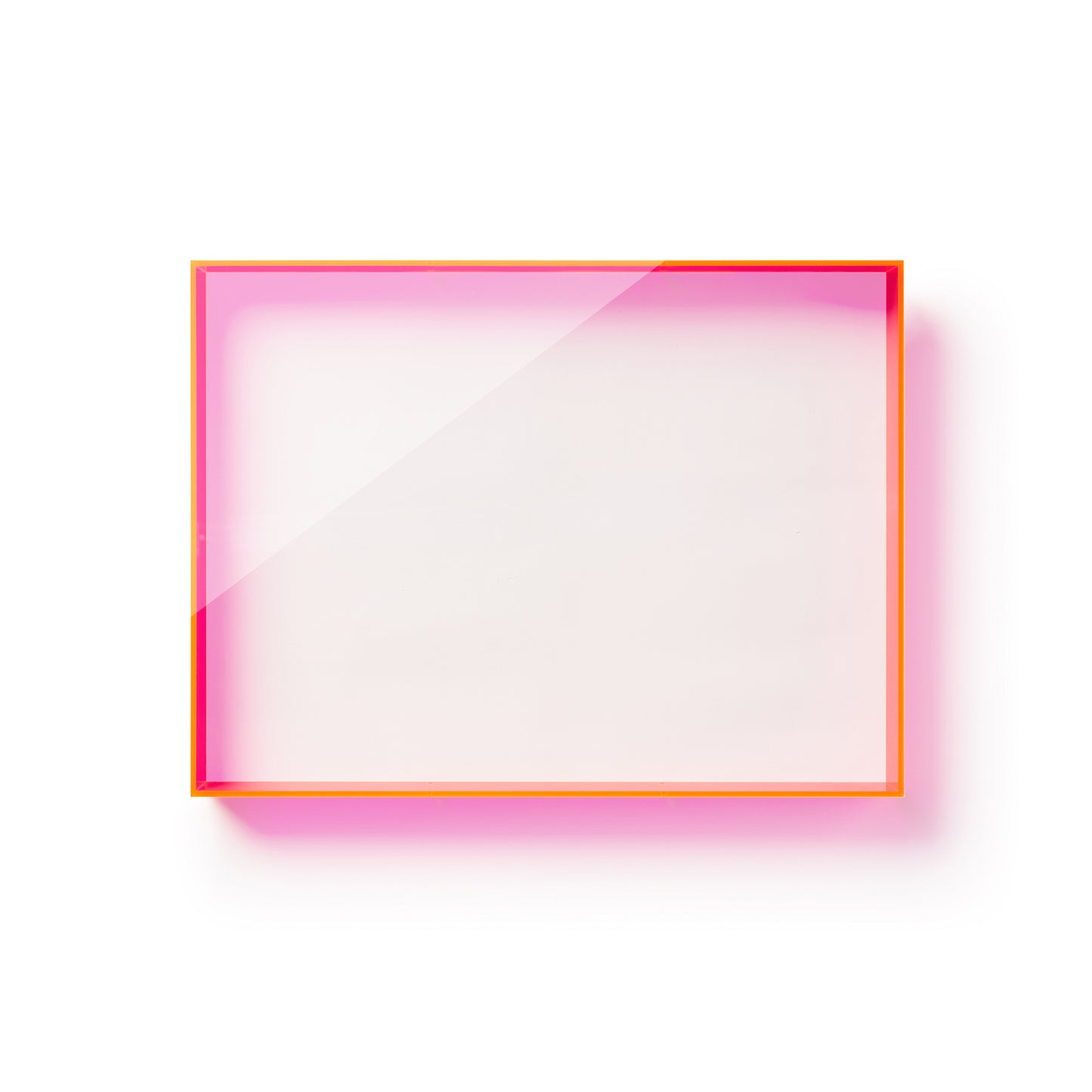 Shadowbox Lid CHOOSE Your Color 18x24x3" (Neon Pink, Orange, or Sea Glass)